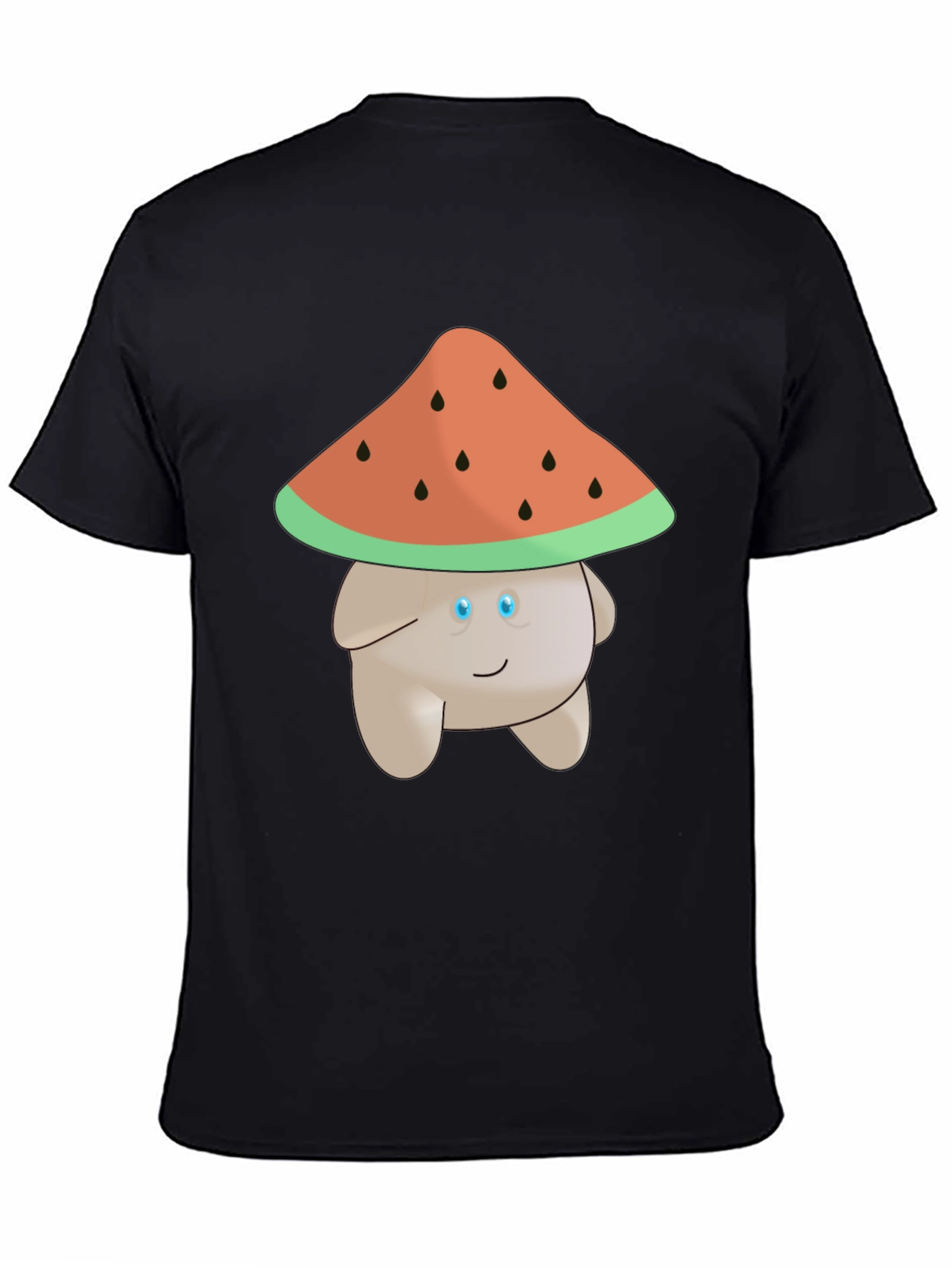Whimsical Watermelon Mushroom Graphic Tee