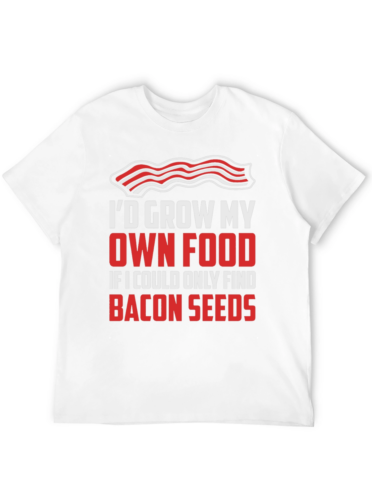Bacon Seeds Graphic Tee - Foodie Humor T-Shirt