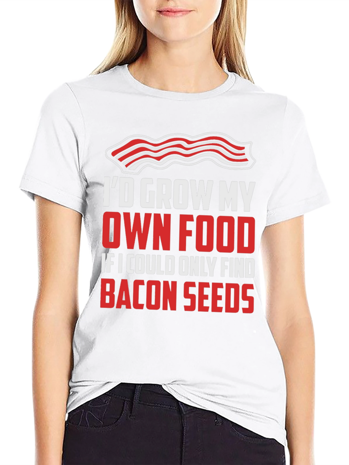Bacon Seeds Graphic Tee - Foodie Humor T-Shirt