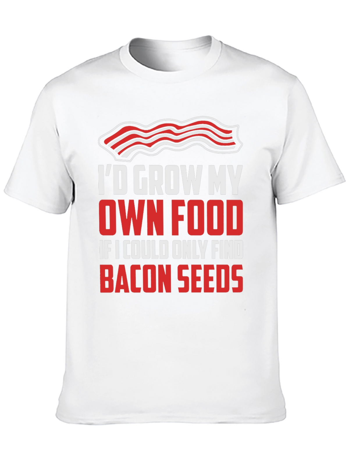 Bacon Seeds Graphic Tee - Foodie Humor T-Shirt