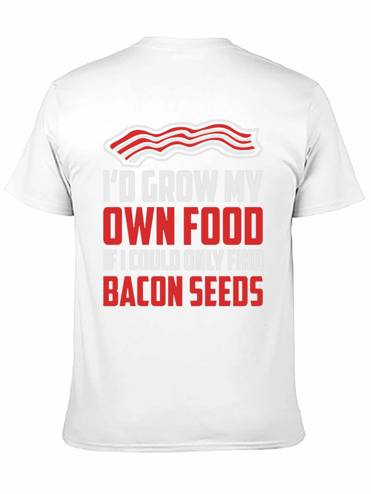 Bacon Seeds Graphic Tee - Foodie Humor T-Shirt