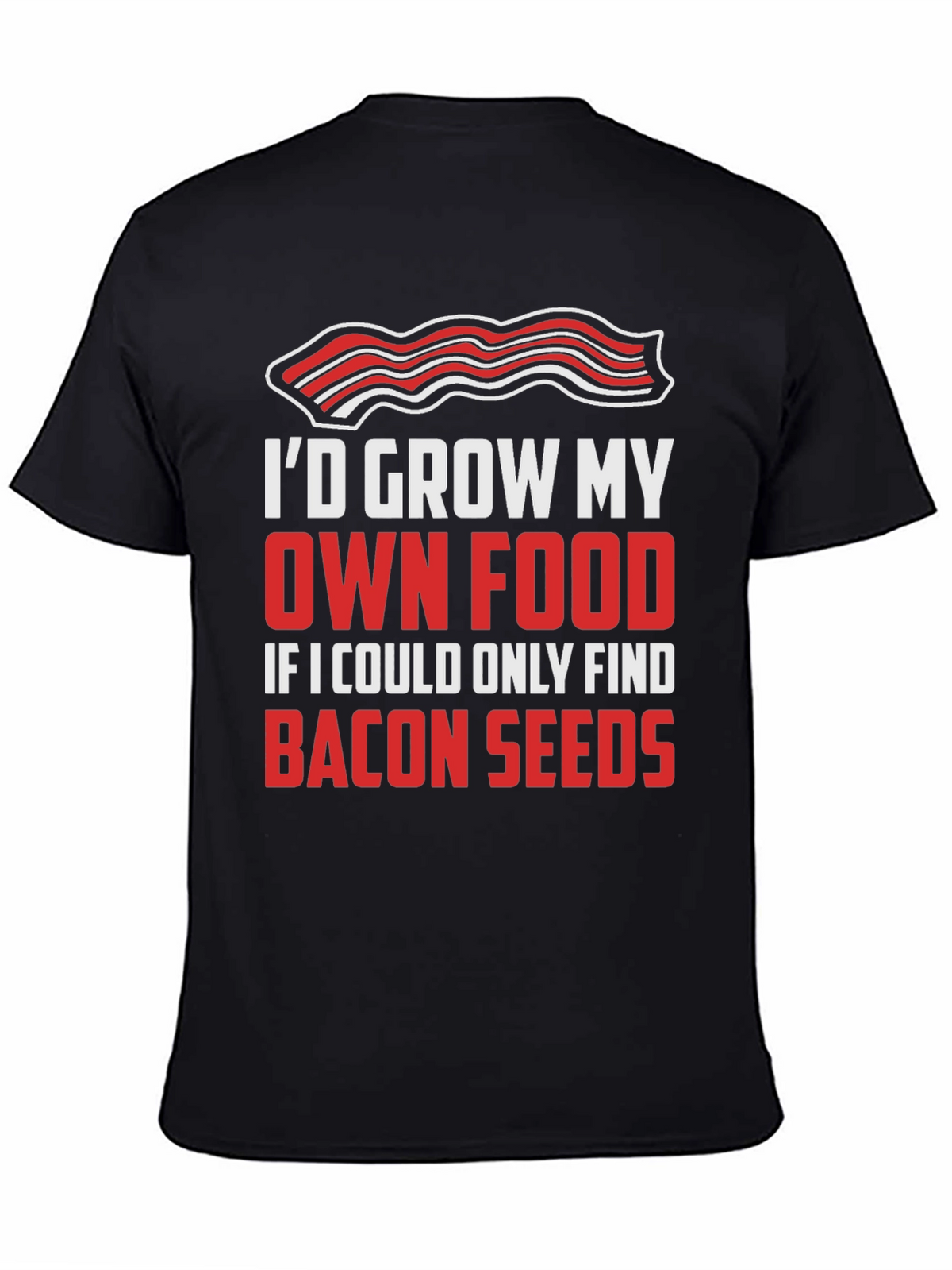 Bacon Seeds Graphic Tee - Foodie Humor T-Shirt