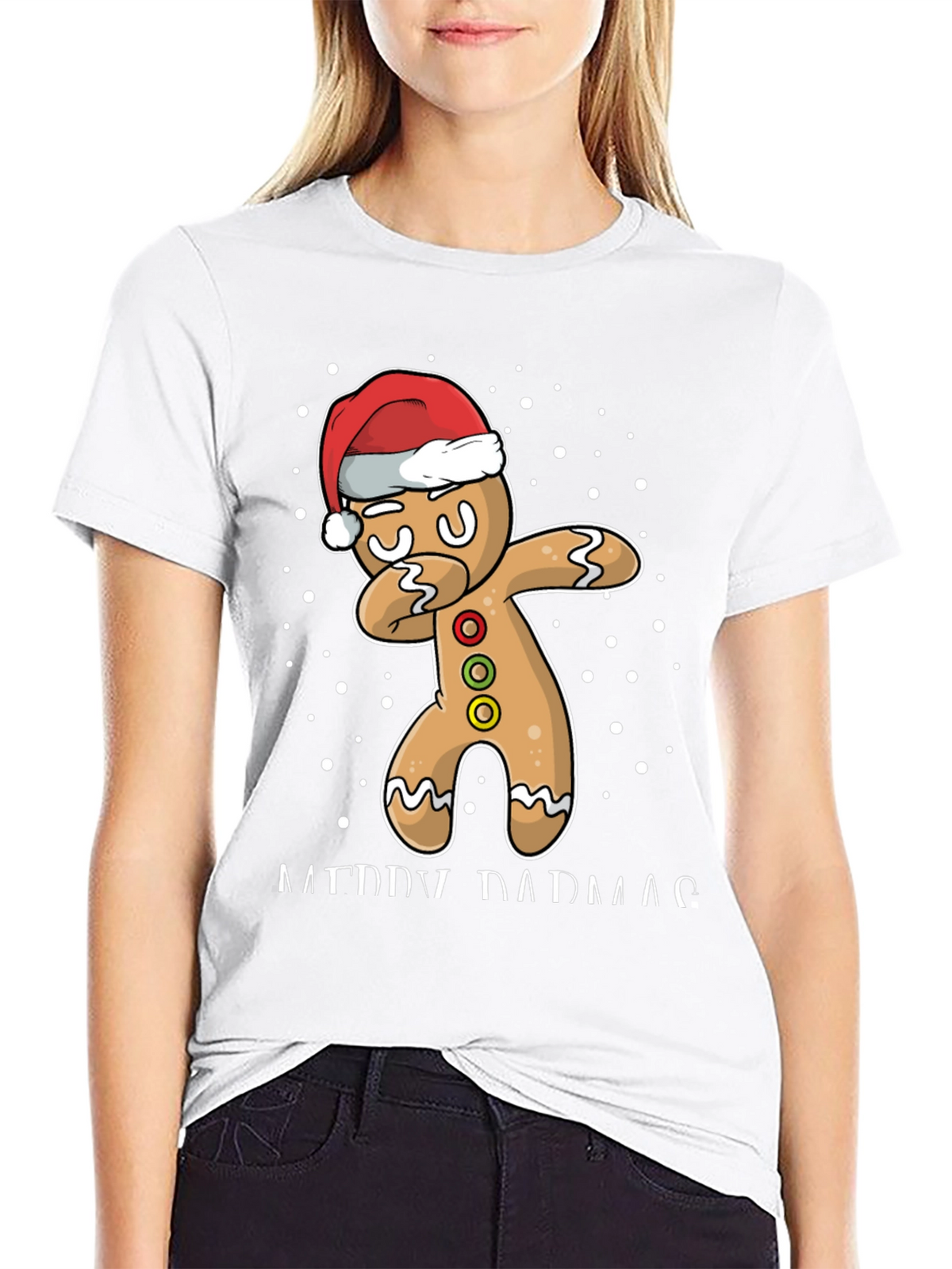 Gingerbread Dab Christmas T-Shirt