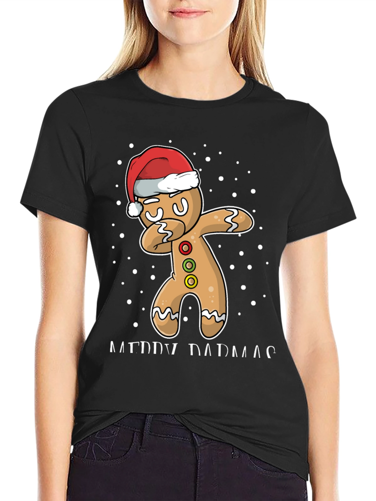 Gingerbread Dab Christmas T-Shirt