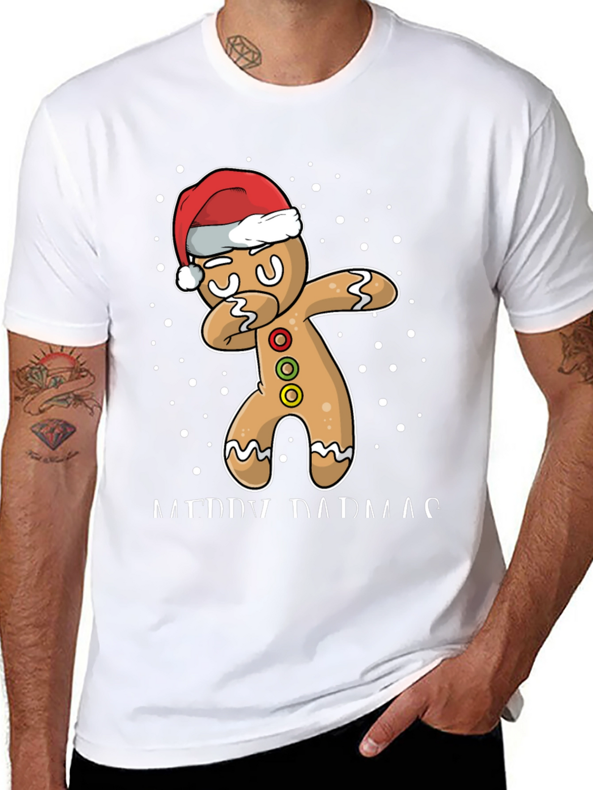 Gingerbread Dab Christmas T-Shirt