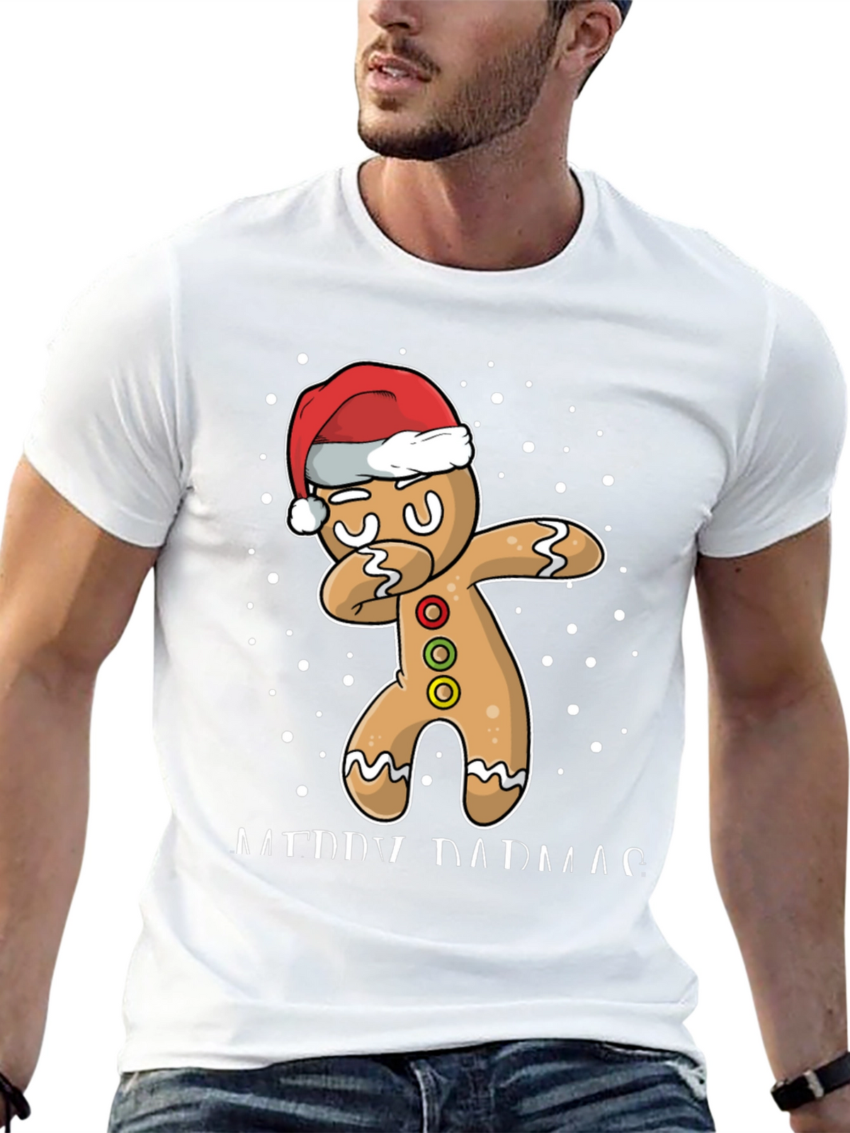 Gingerbread Dab Christmas T-Shirt