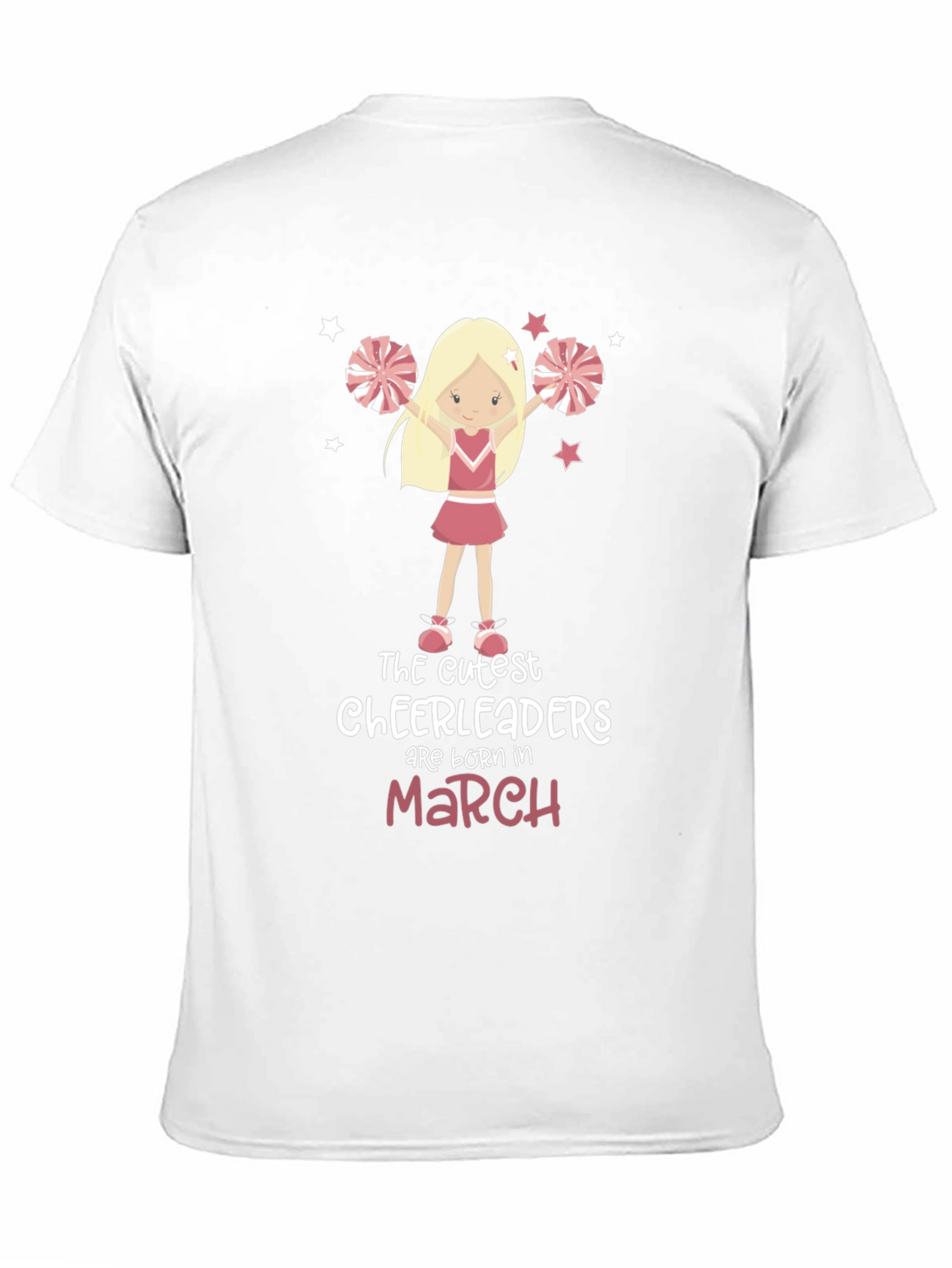 Cute Cheerleader Birthday Month T-Shirt
