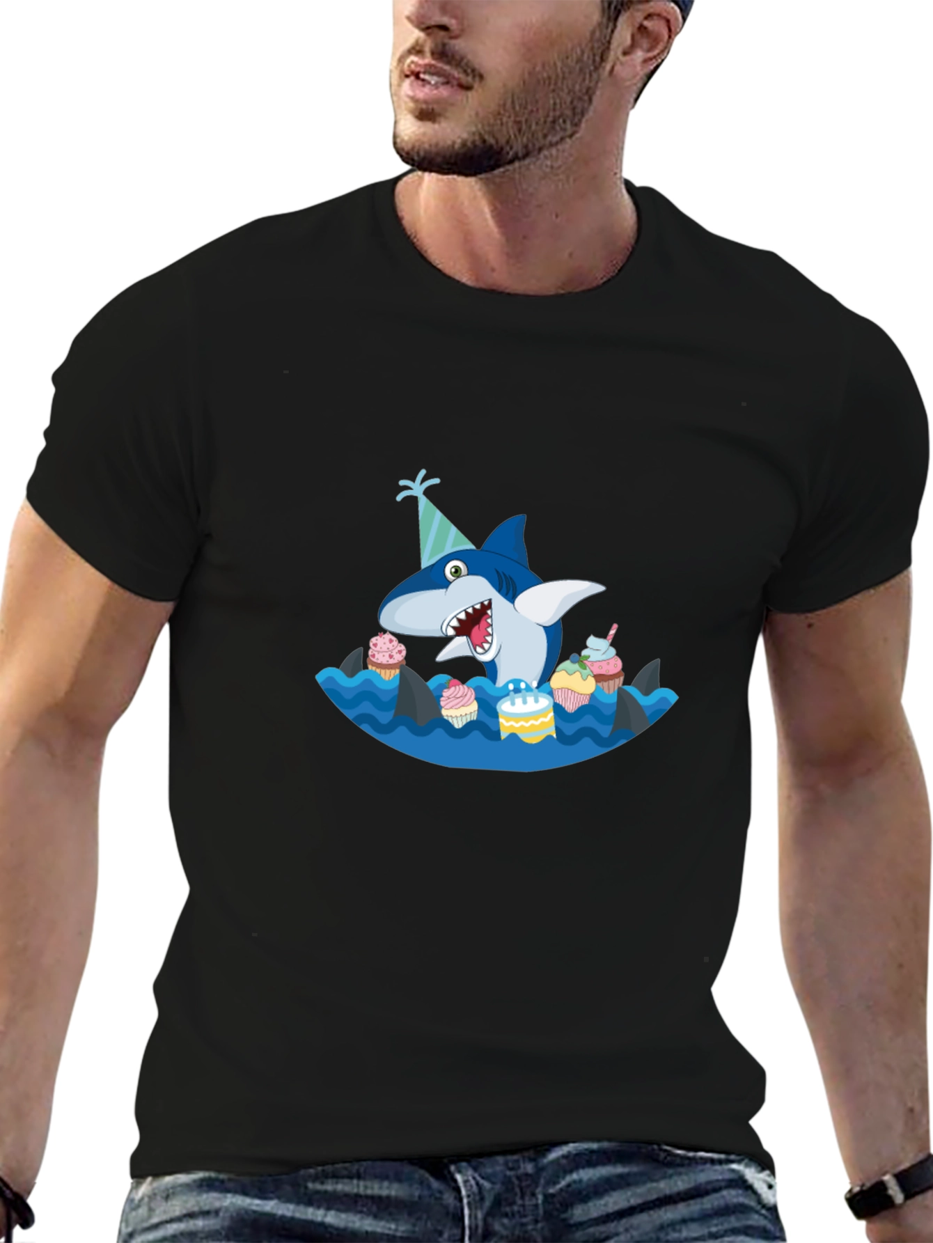 Shark Birthday T-Shirt - Cute Party Tee
