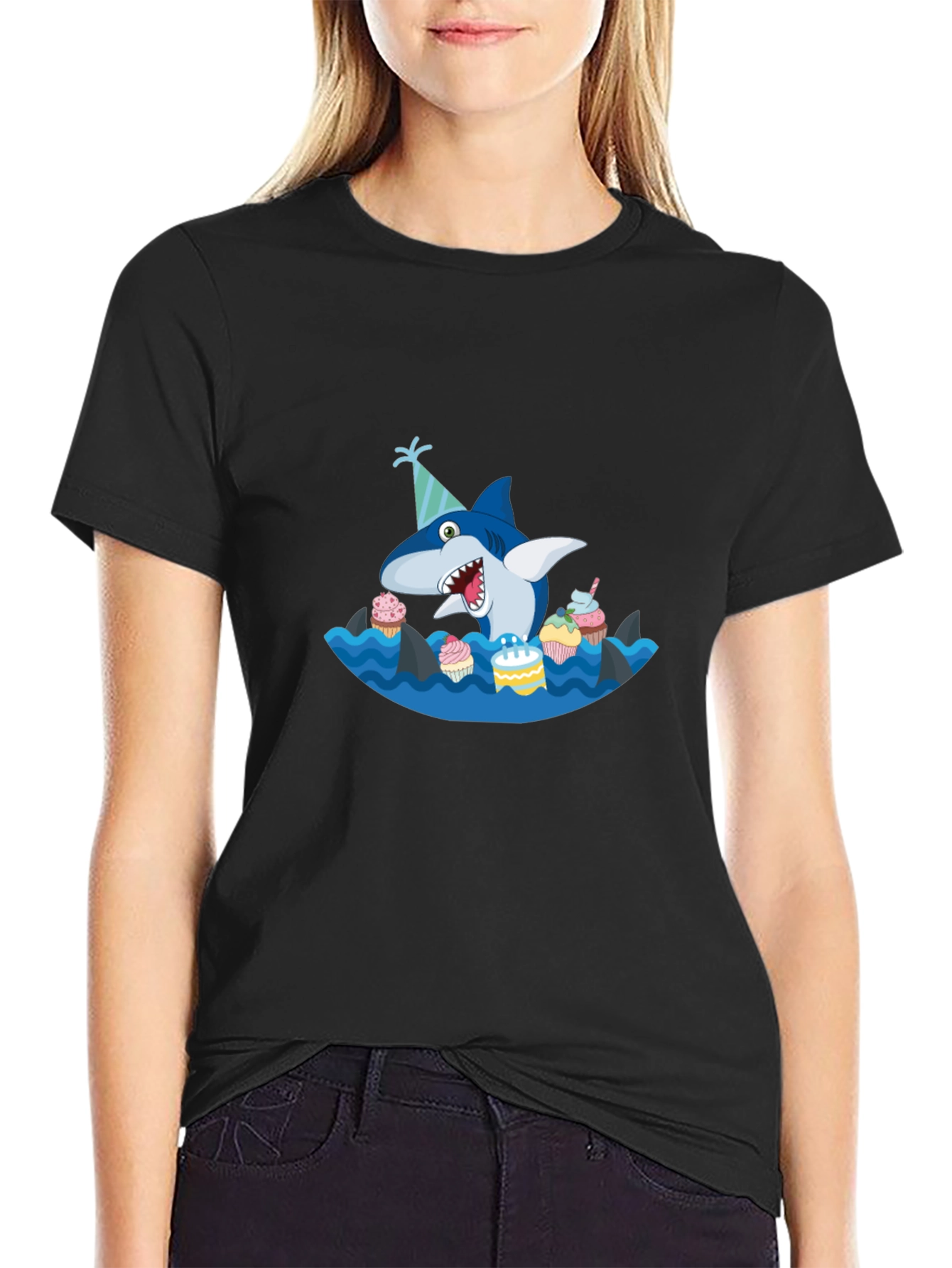 Shark Birthday T-Shirt - Cute Party Tee