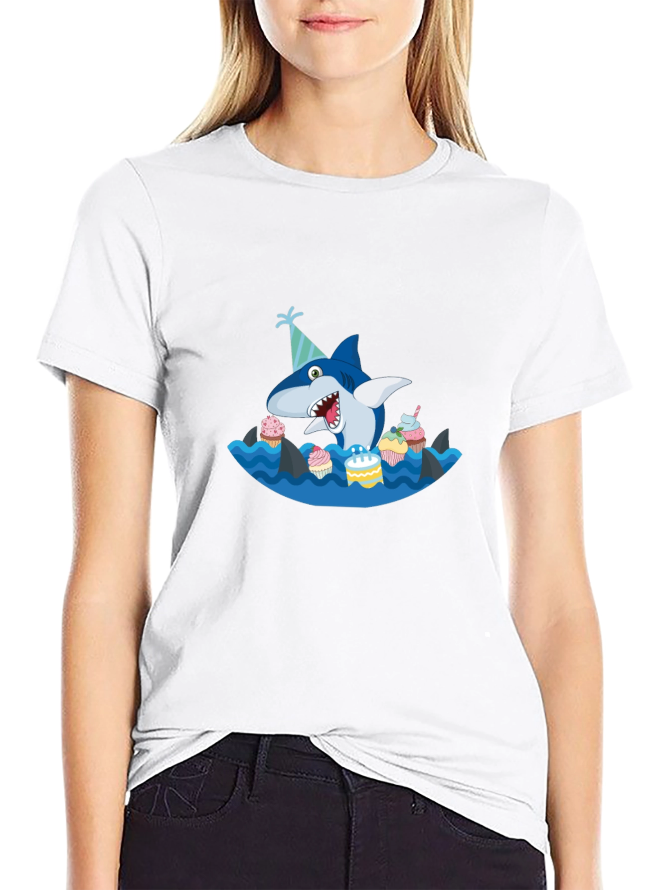 Shark Birthday T-Shirt - Cute Party Tee