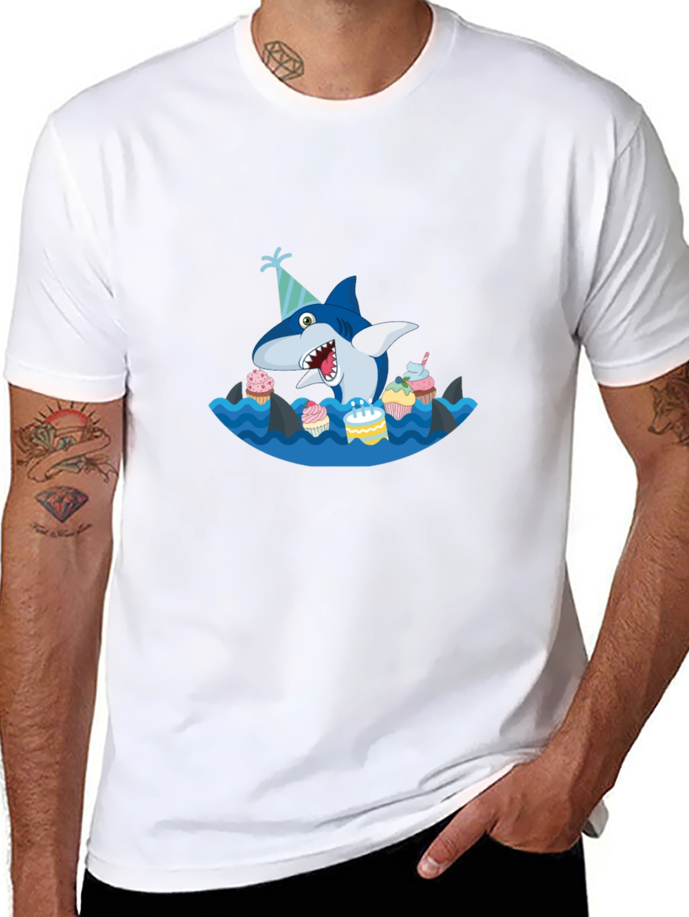 Shark Birthday T-Shirt - Cute Party Tee