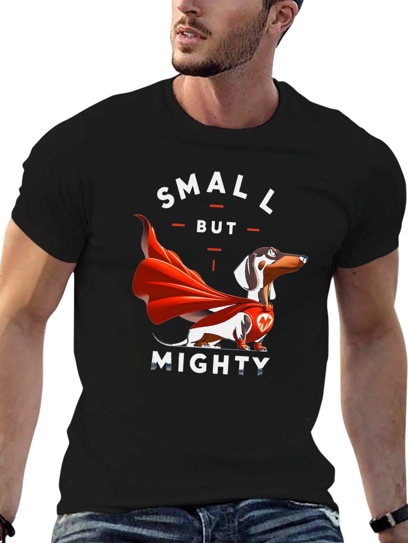 Small But Mighty Dachshund T-Shirt