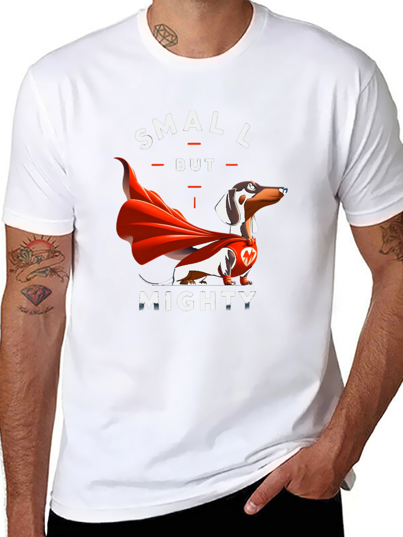 Small But Mighty Dachshund T-Shirt