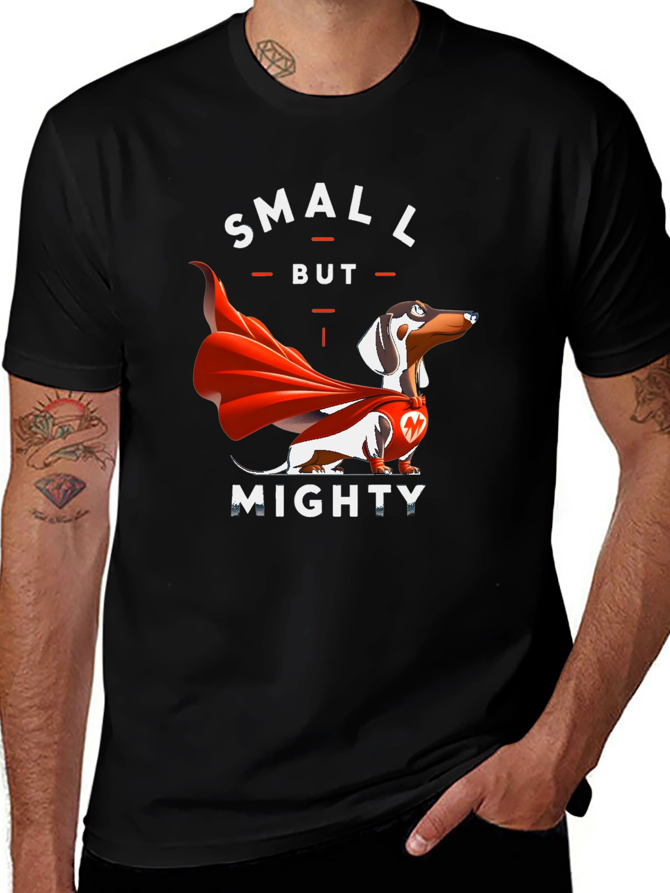Small But Mighty Dachshund T-Shirt