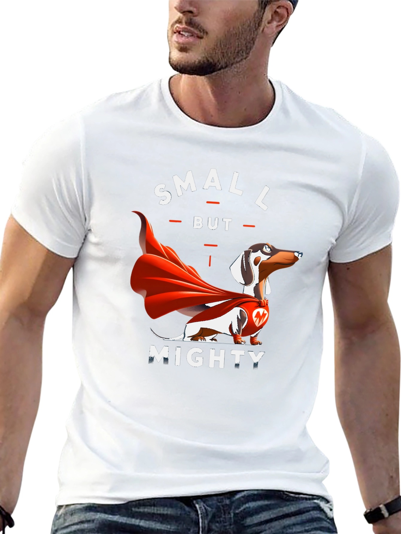 Small But Mighty Dachshund T-Shirt