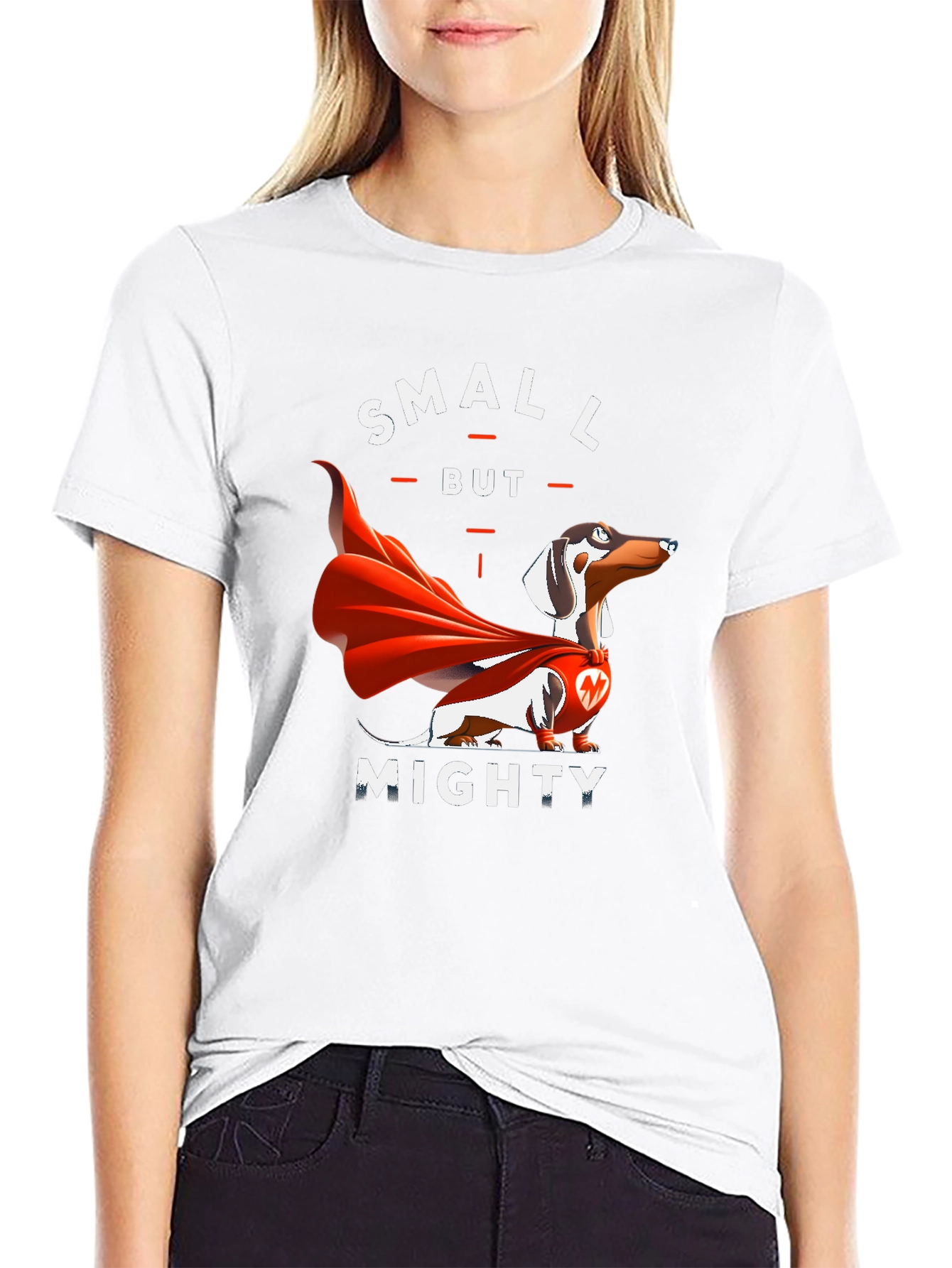 Small But Mighty Dachshund T-Shirt