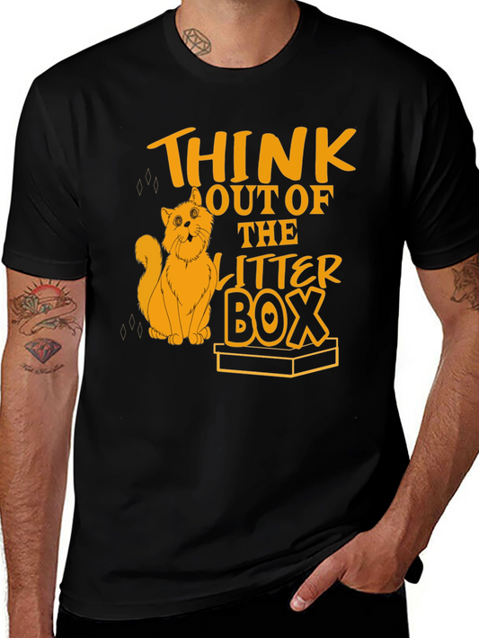 Think Outside the Litter Box Cat T-Shirt