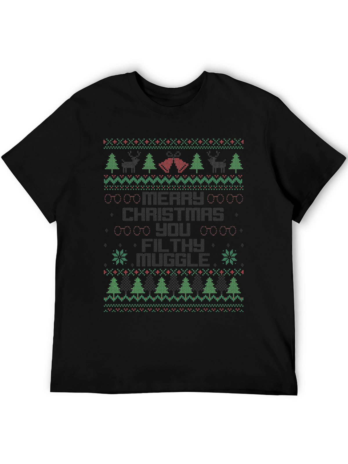 Merry Christmas Filthy Muggle Ugly Sweater T-Shirt