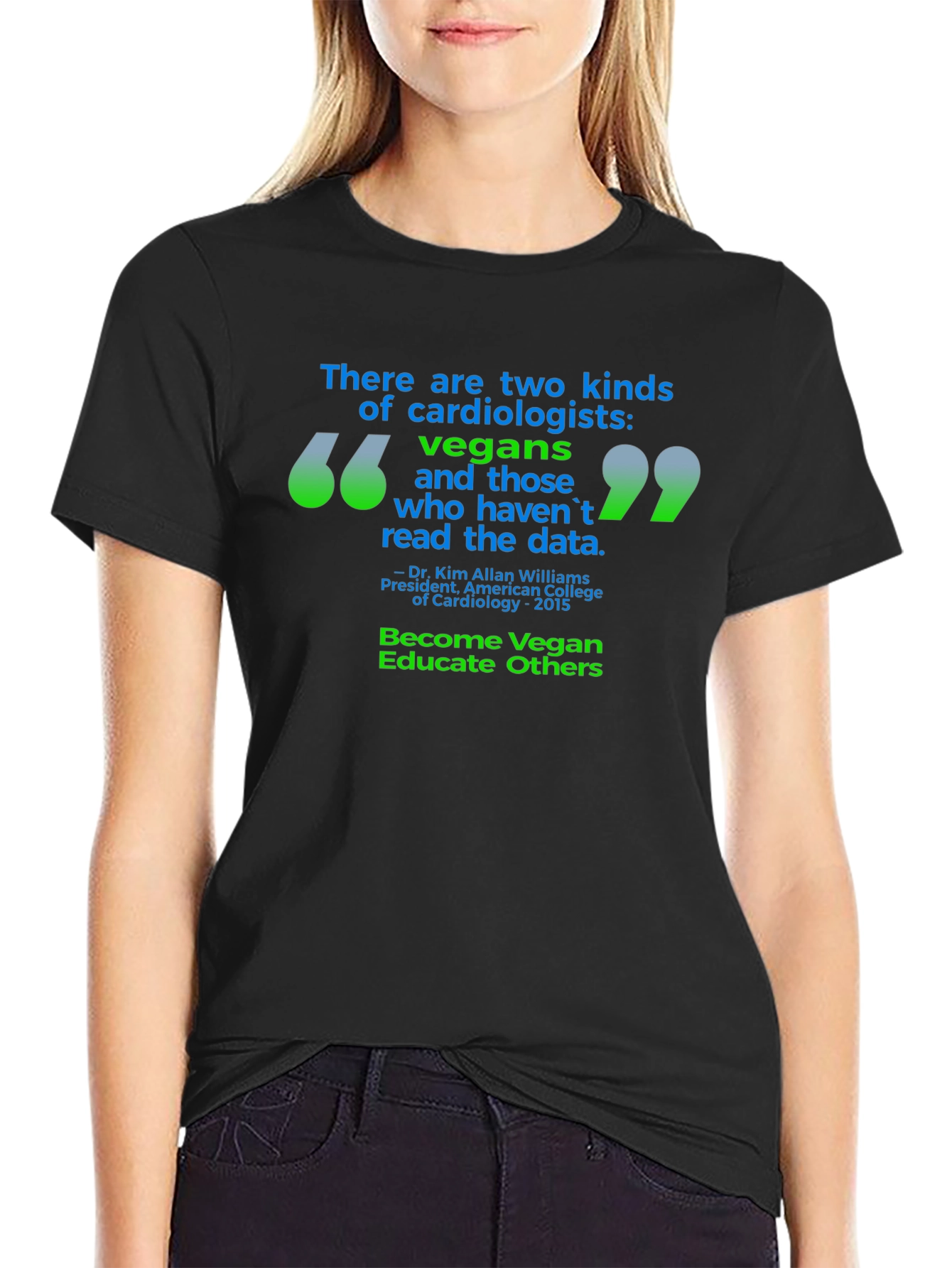 Vegan Cardiologist T-Shirt - Read the Data