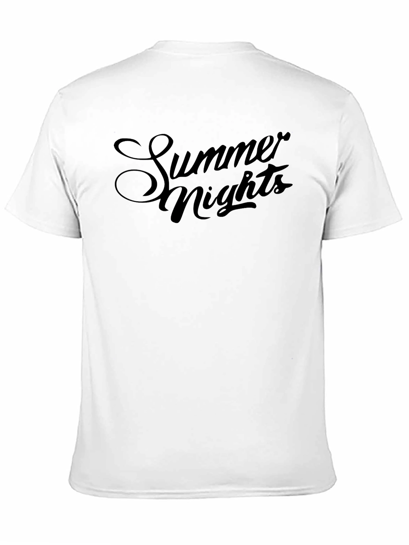 Summer Nights Graphic Tee - Soft Cotton Blend T-Shirt