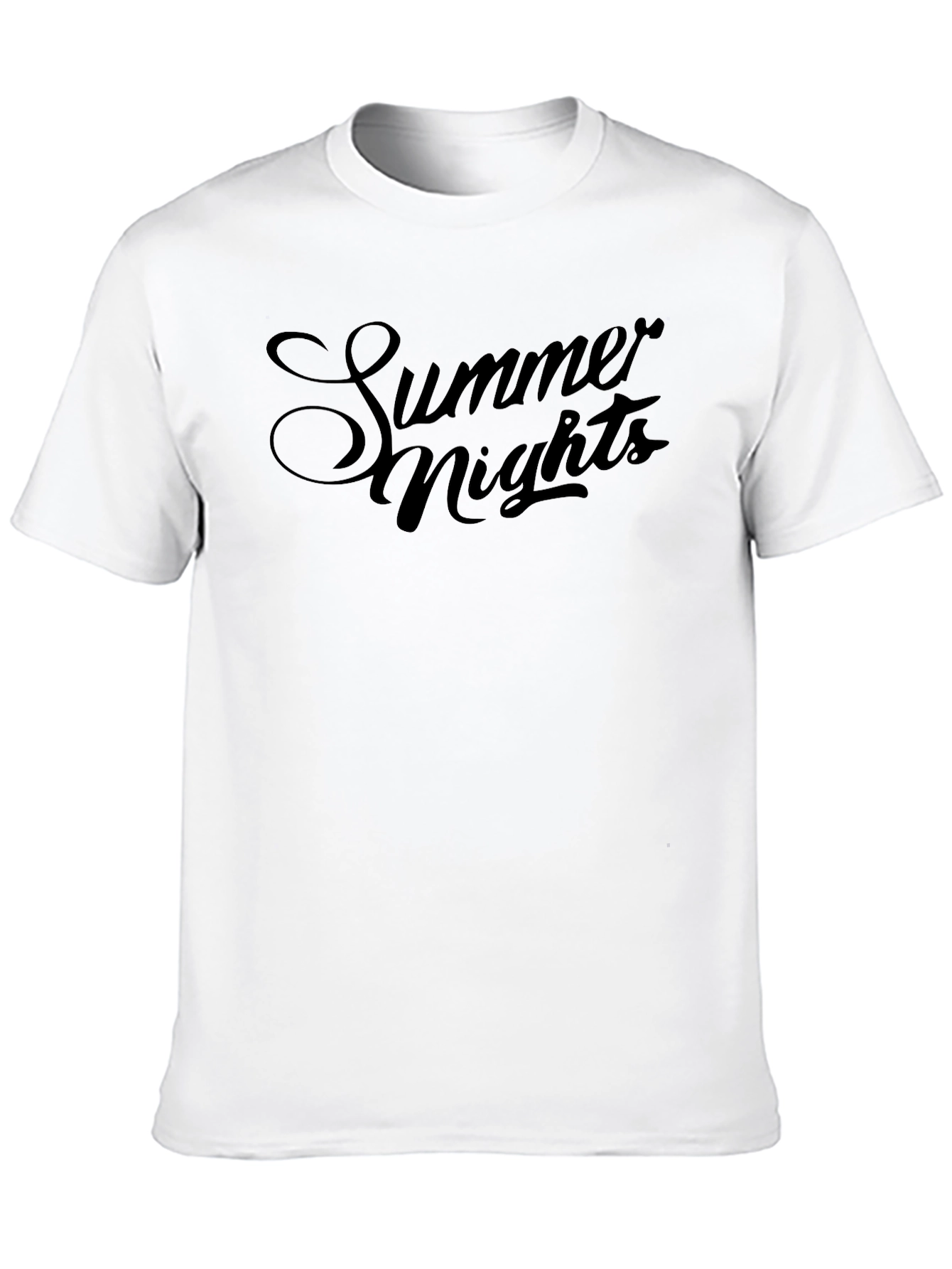 Summer Nights Graphic Tee - Soft Cotton Blend T-Shirt