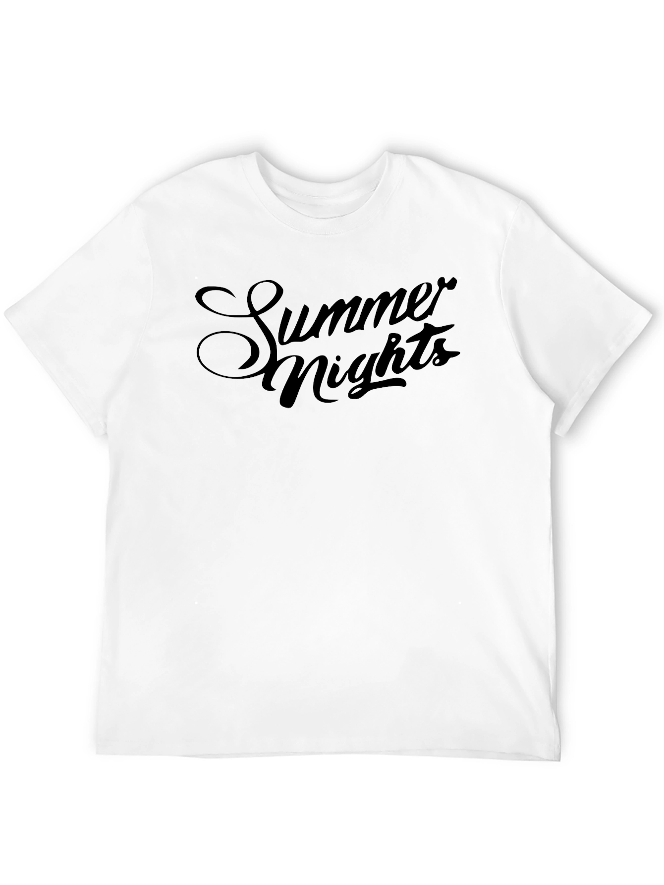 Summer Nights Graphic Tee - Soft Cotton Blend T-Shirt
