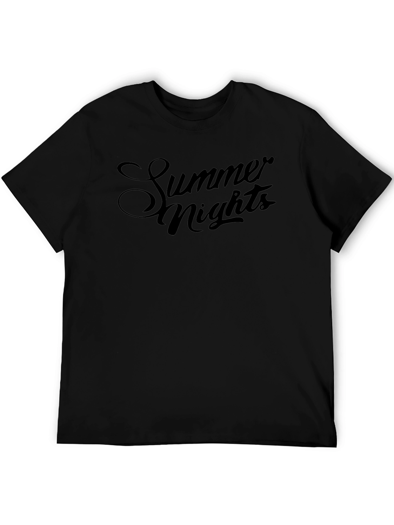 Summer Nights Graphic Tee - Soft Cotton Blend T-Shirt