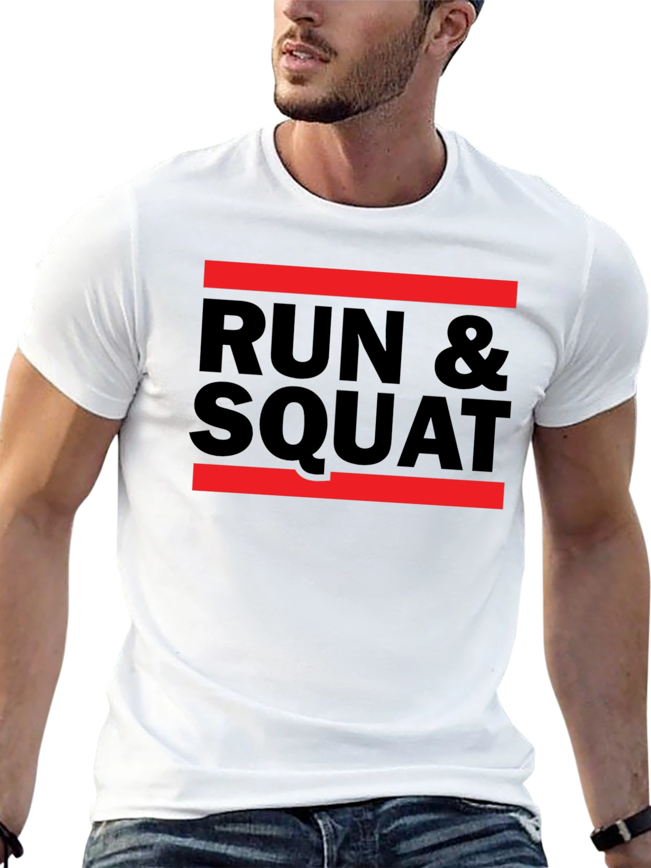 Run & Squat Graphic Tee