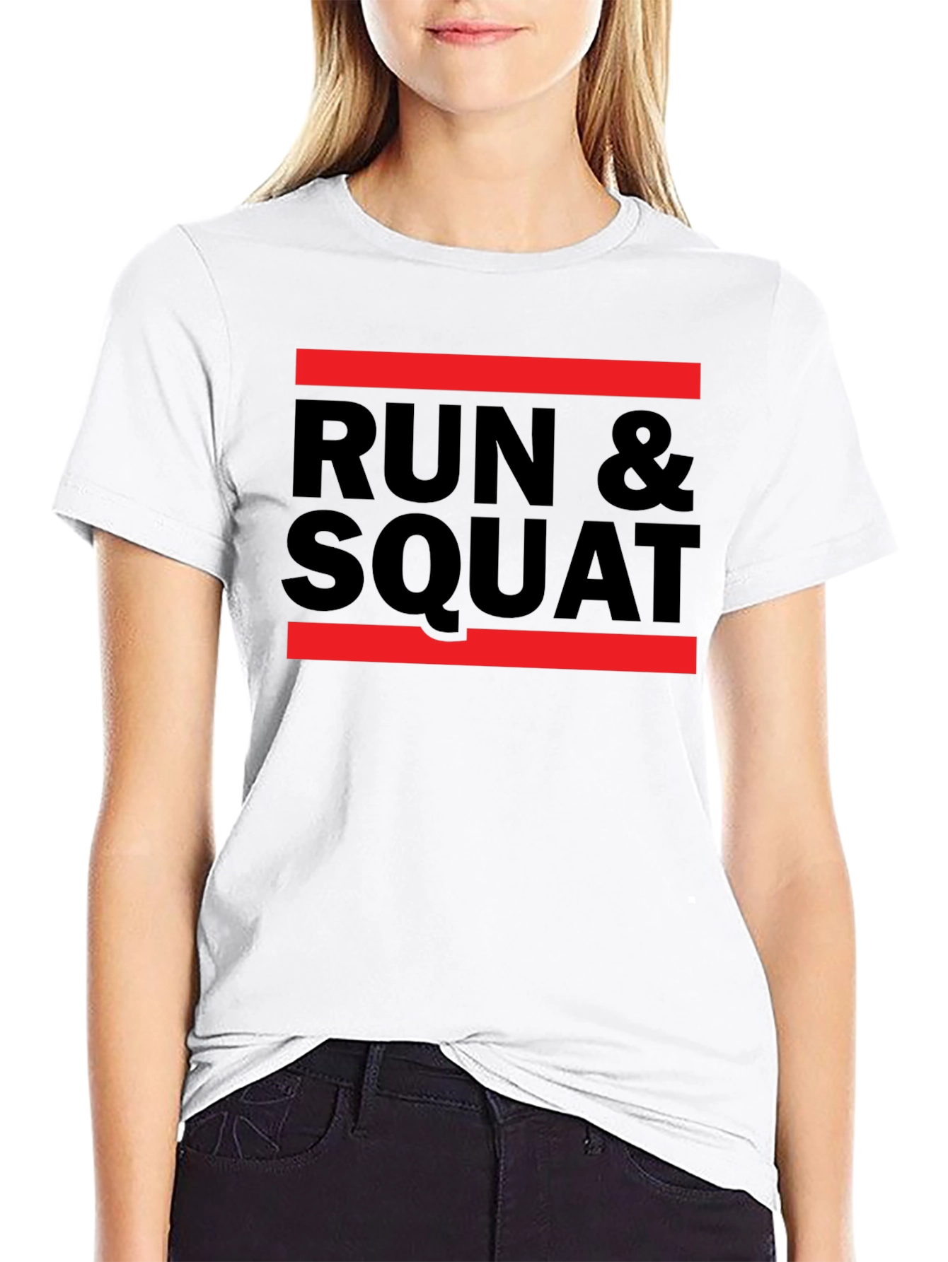 Run & Squat Graphic Tee