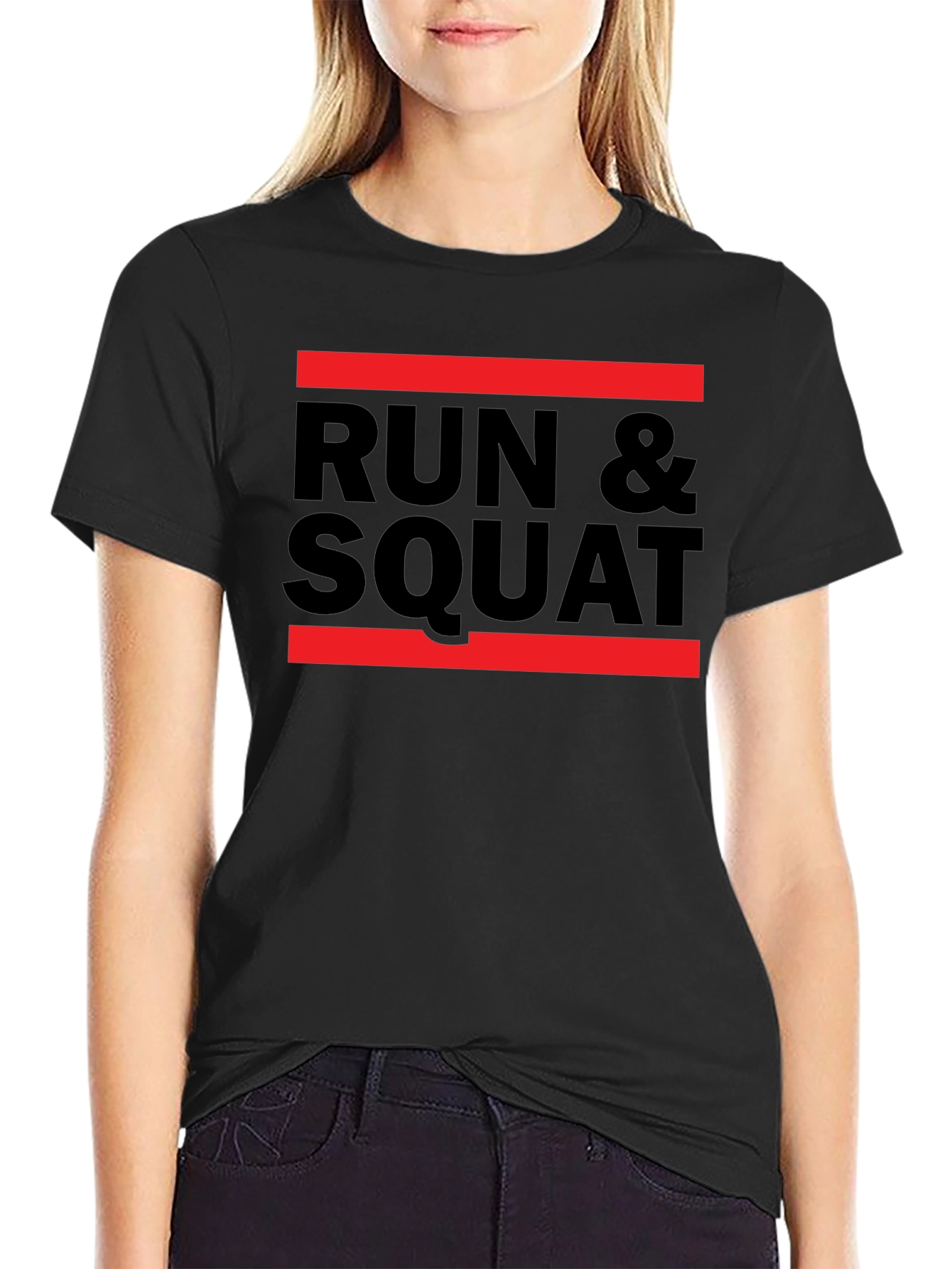 Run & Squat Graphic Tee