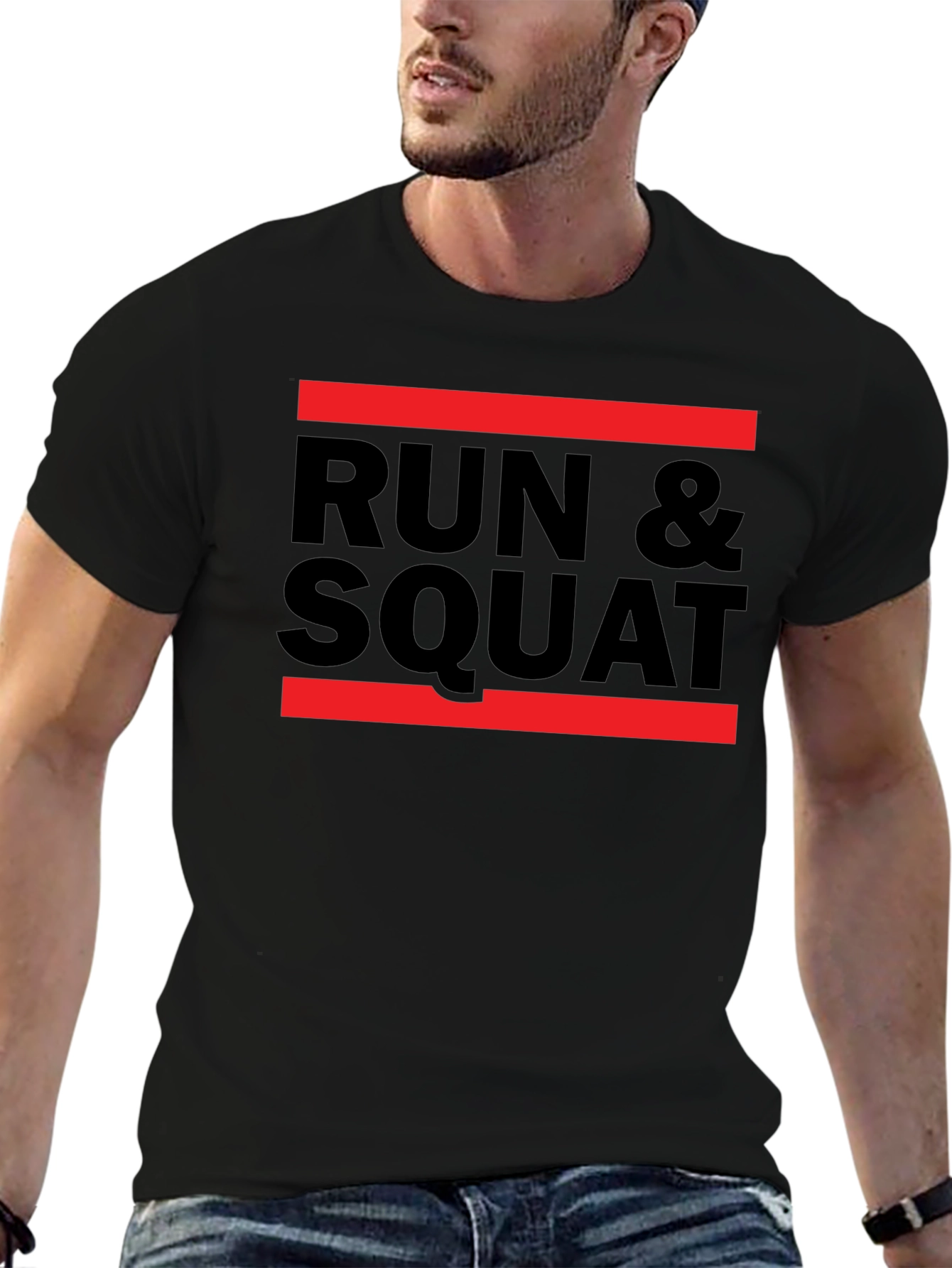 Run & Squat Graphic Tee