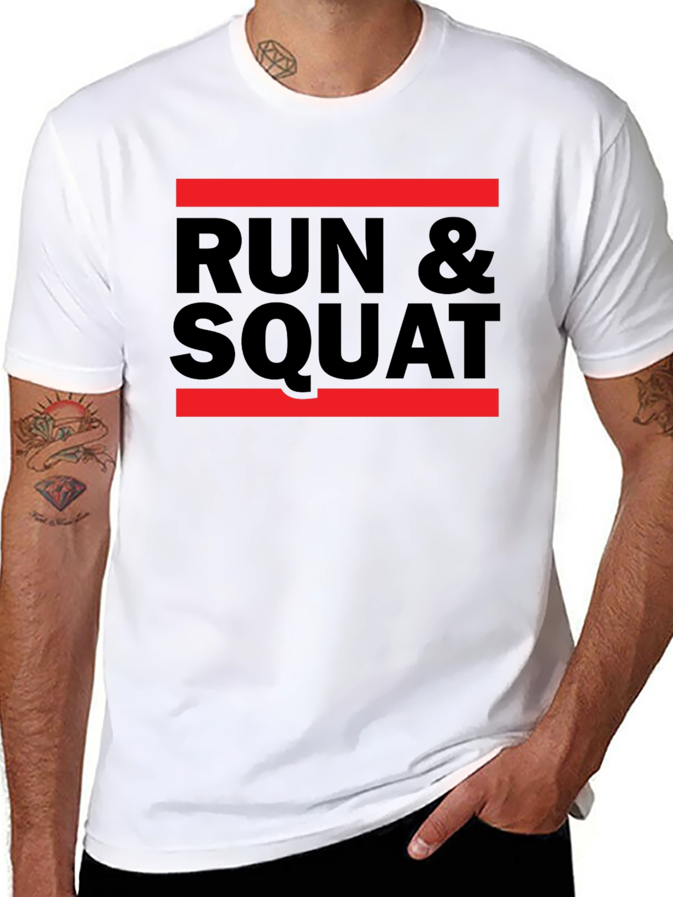 Run & Squat Graphic Tee