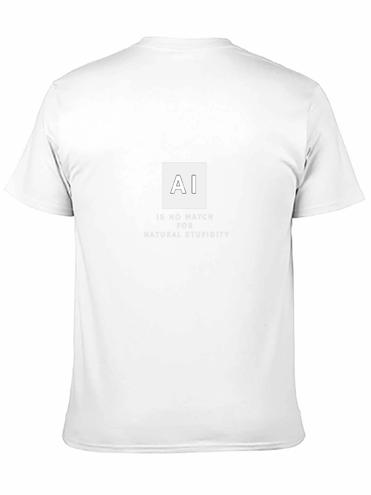 AI vs. Natural Stupidity Graphic T-Shirt