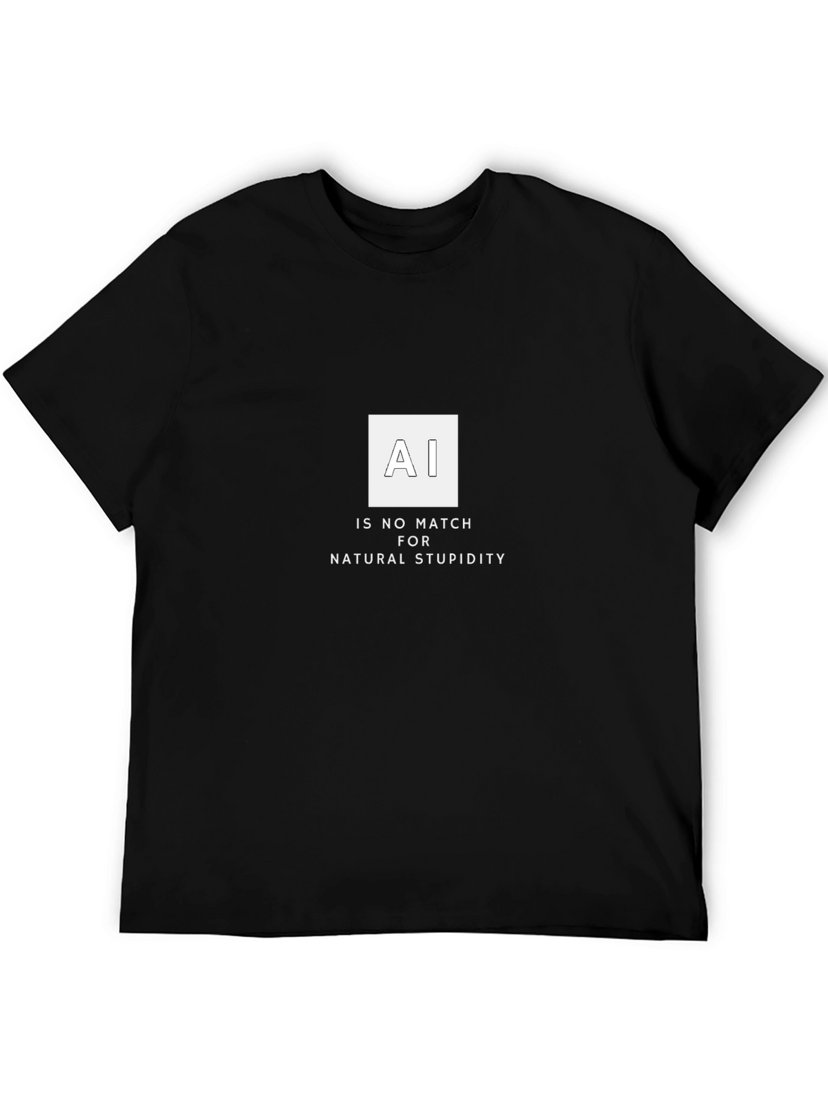 AI vs. Natural Stupidity Graphic T-Shirt