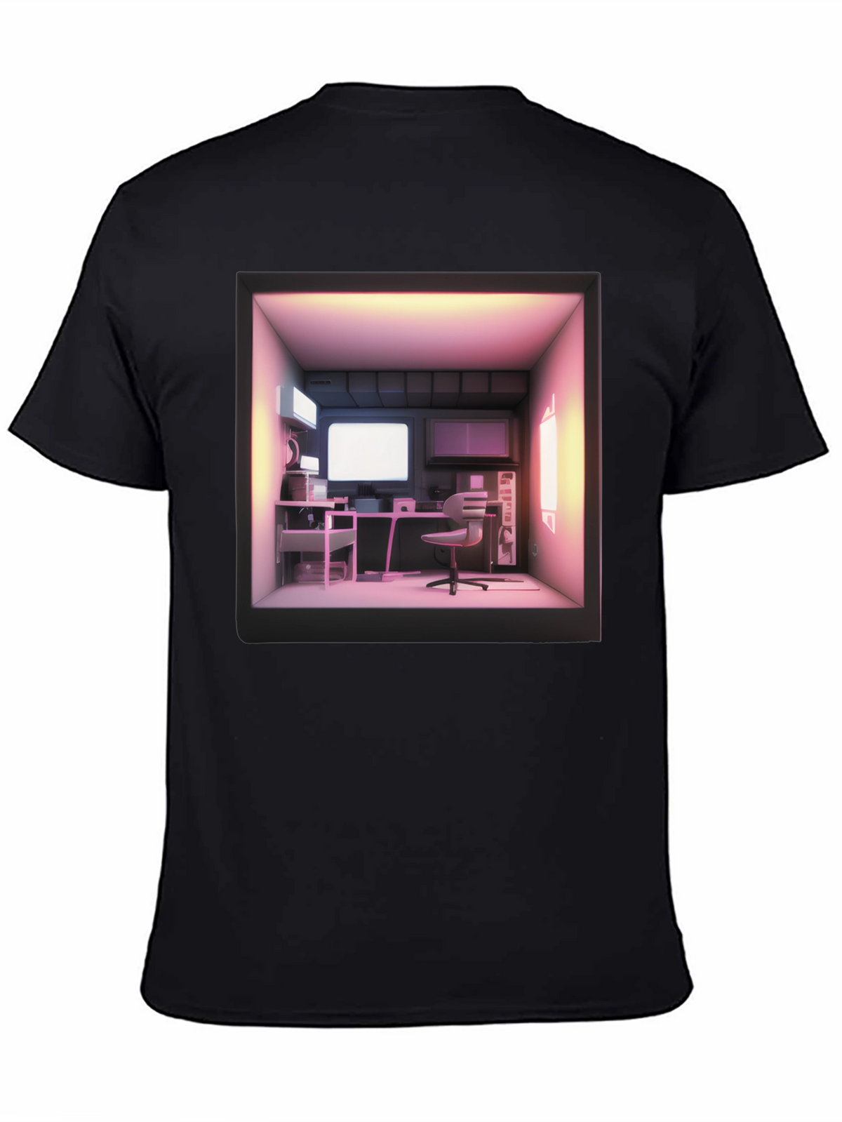 Retro Computer Room T-Shirt - Gamer Aesthetic