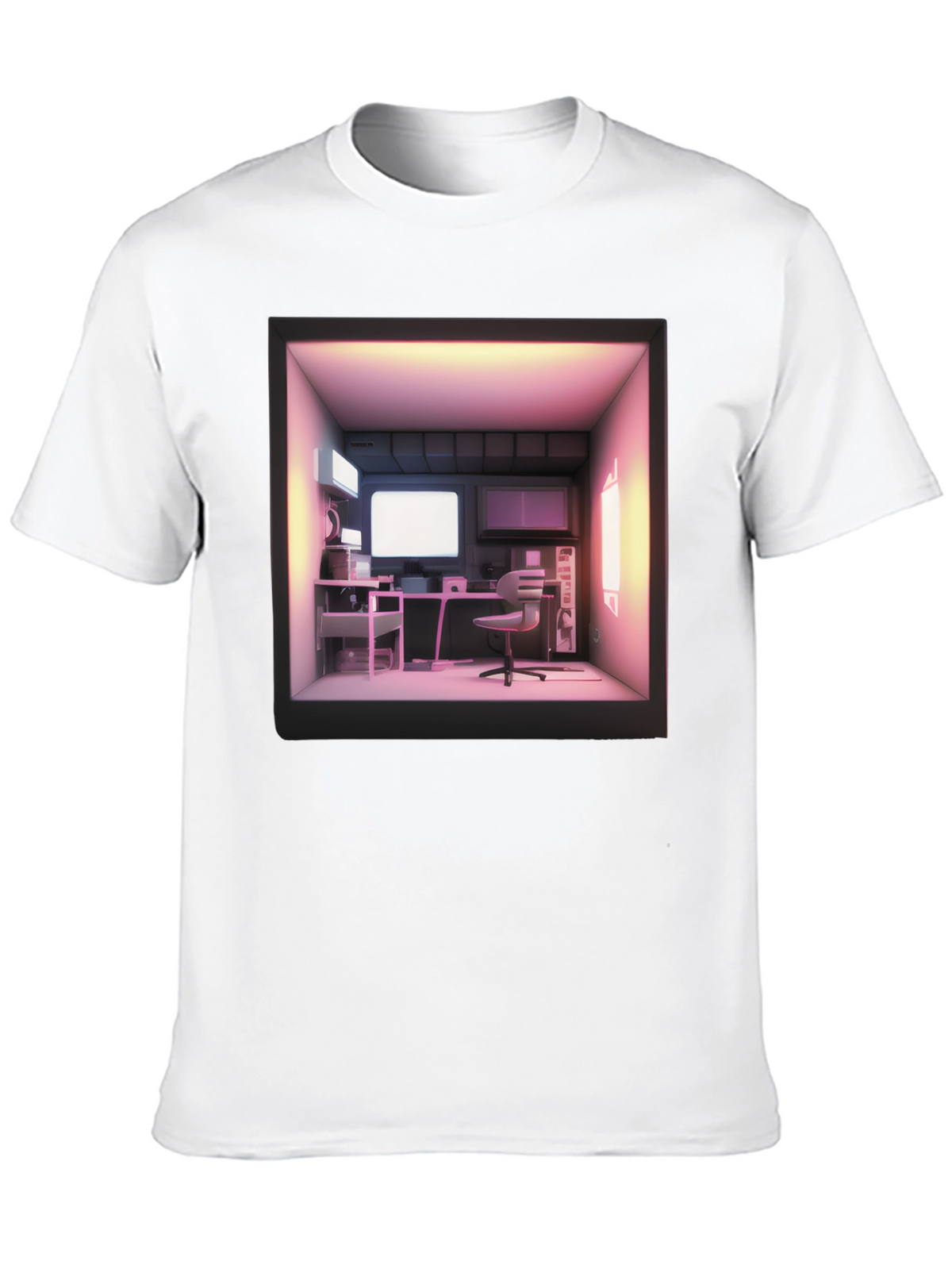 Retro Computer Room T-Shirt - Gamer Aesthetic
