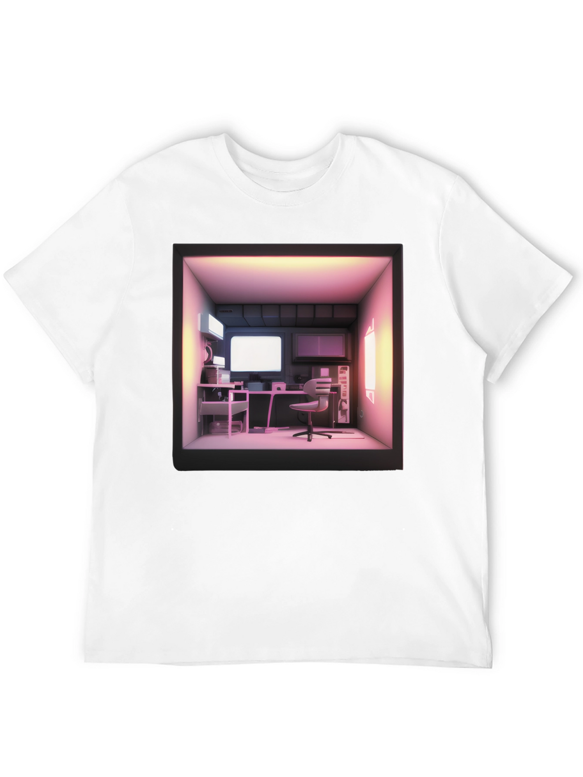 Retro Computer Room T-Shirt - Gamer Aesthetic