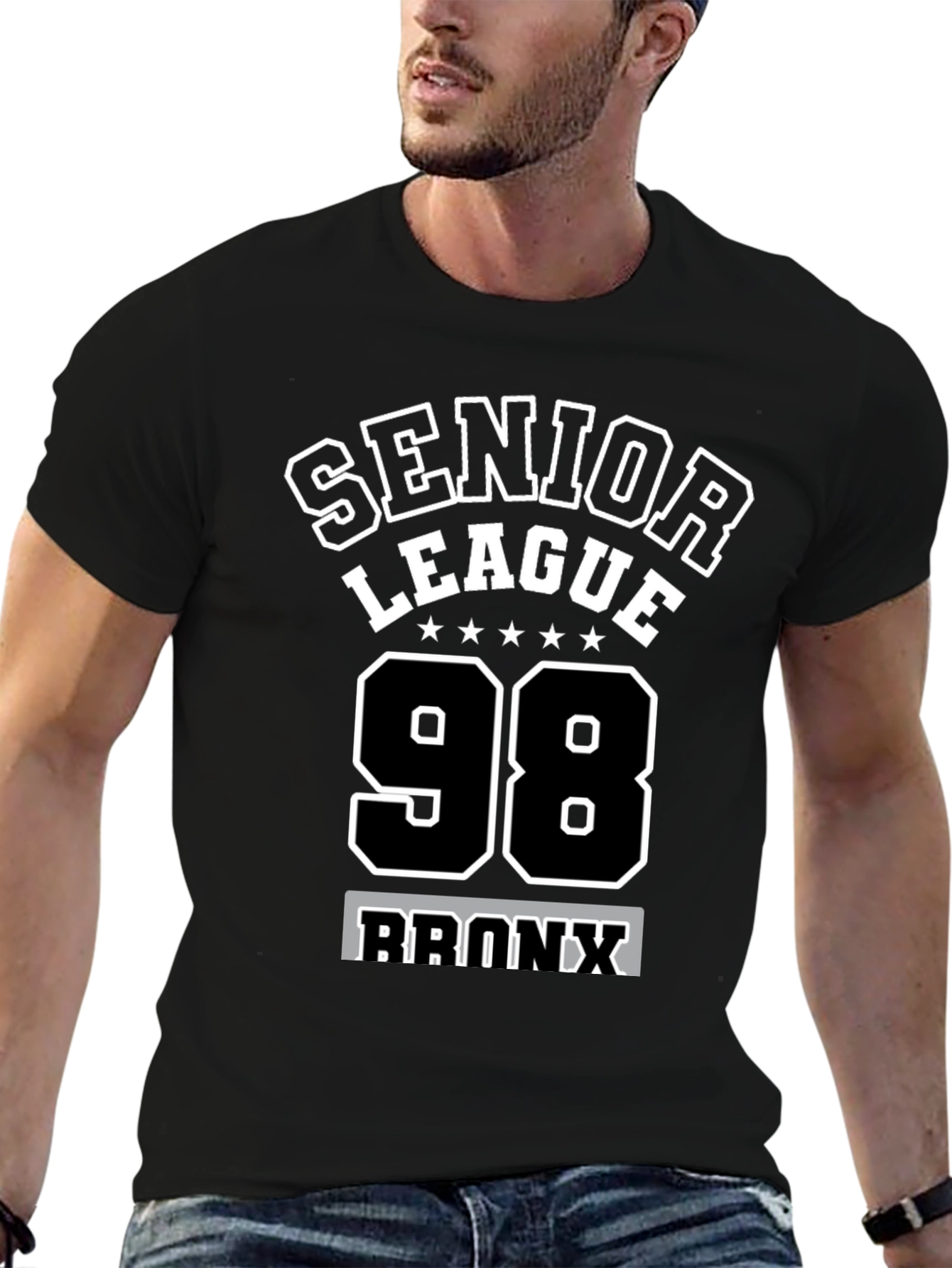 Senior League 98 Bronx Black T-Shirt