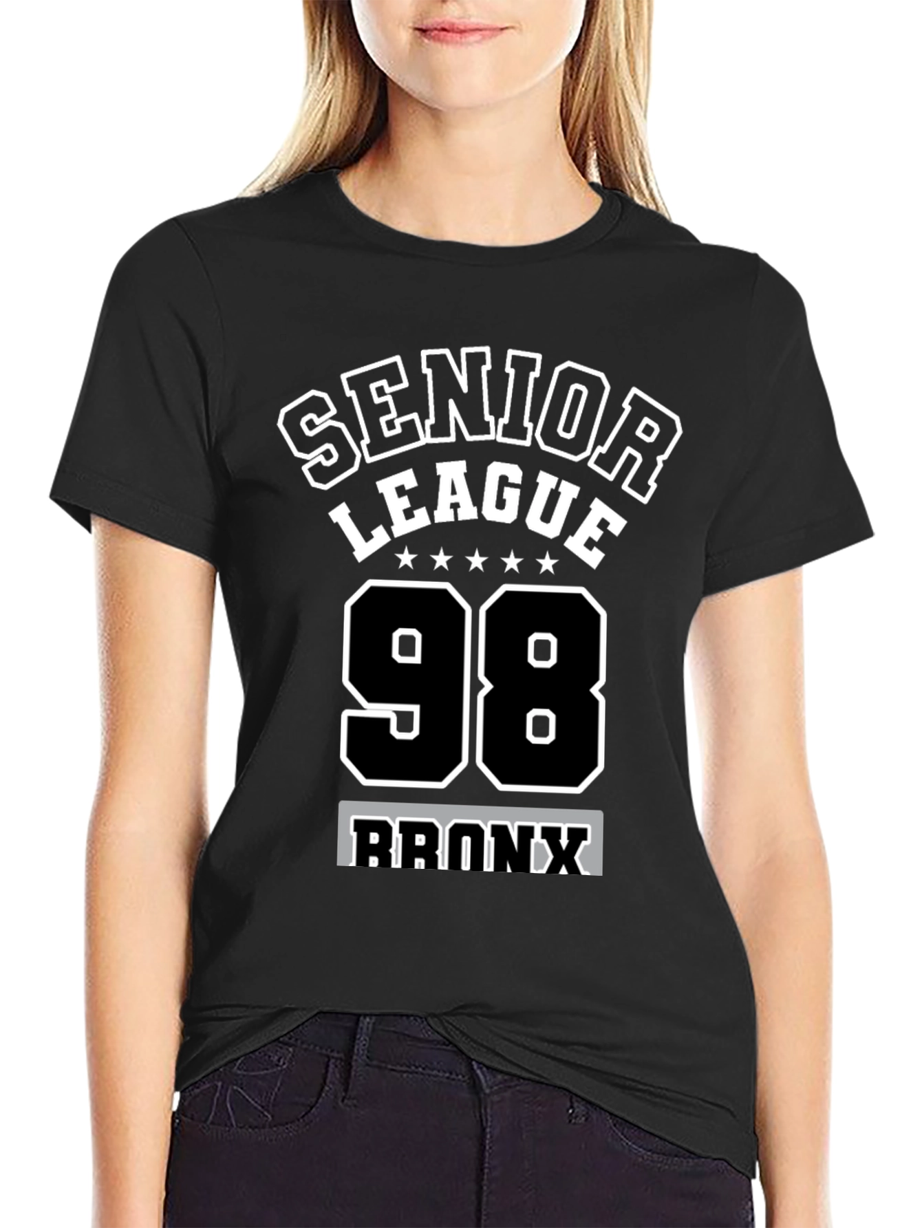 Senior League 98 Bronx Black T-Shirt