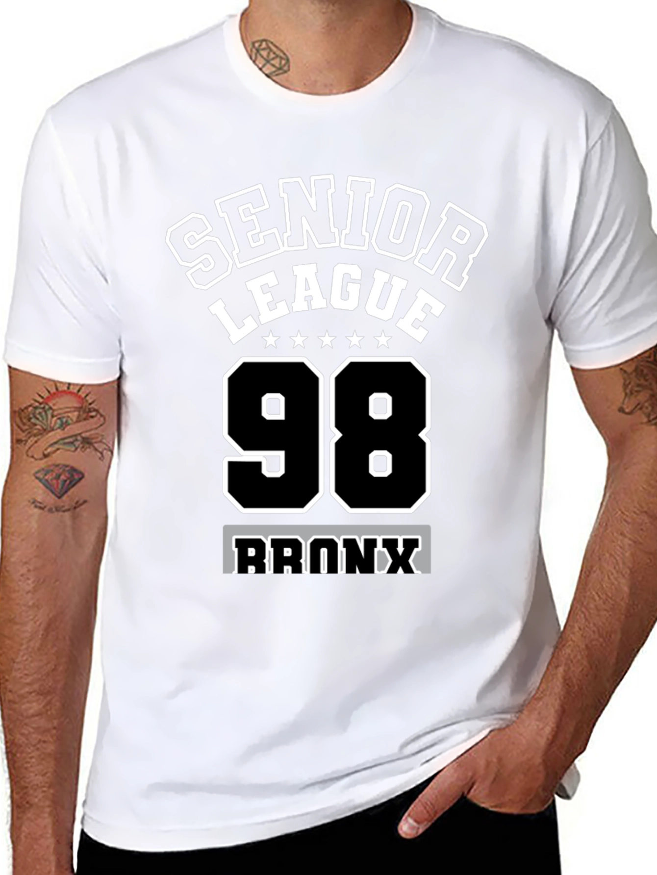 Senior League 98 Bronx Black T-Shirt