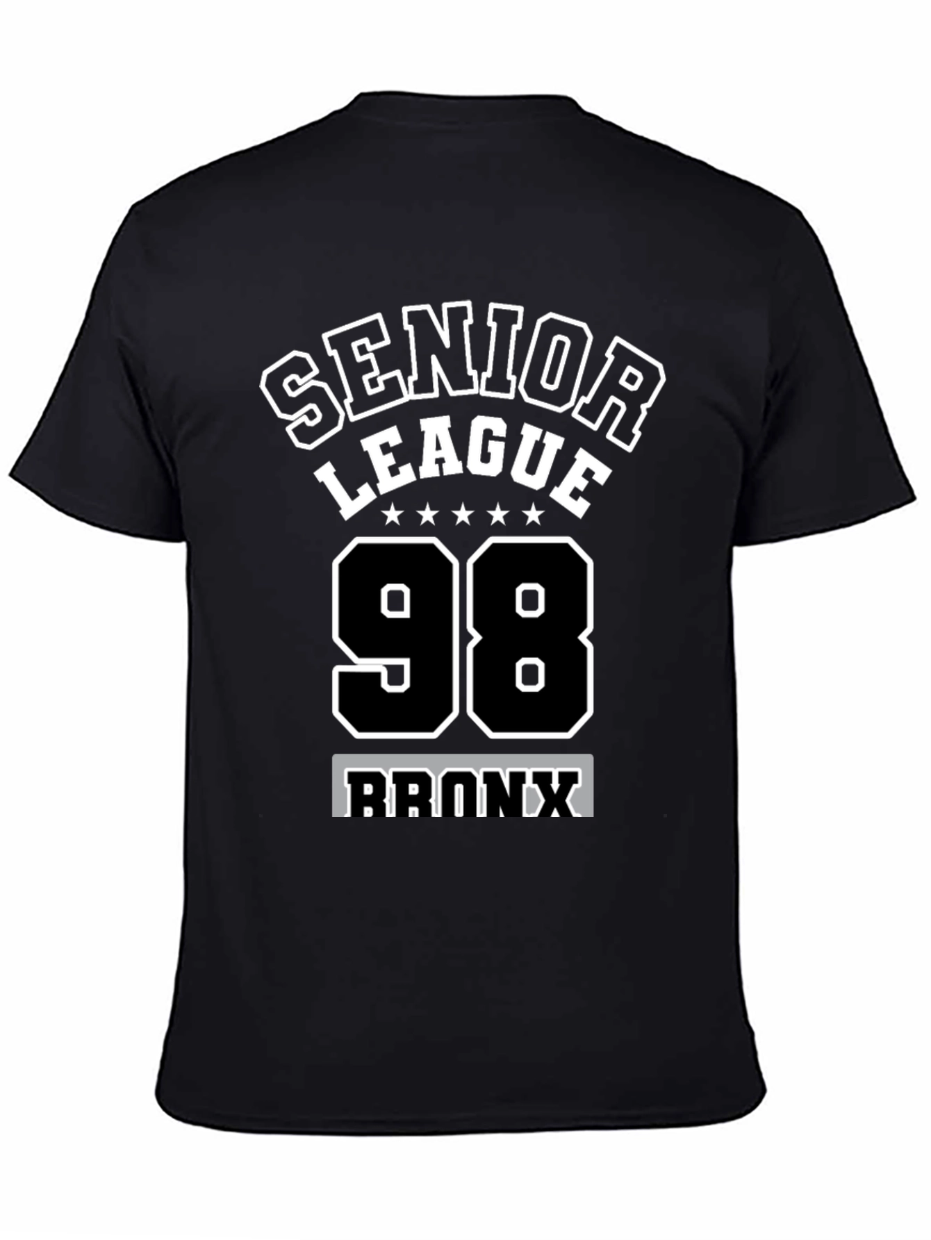 Senior League 98 Bronx Black T-Shirt
