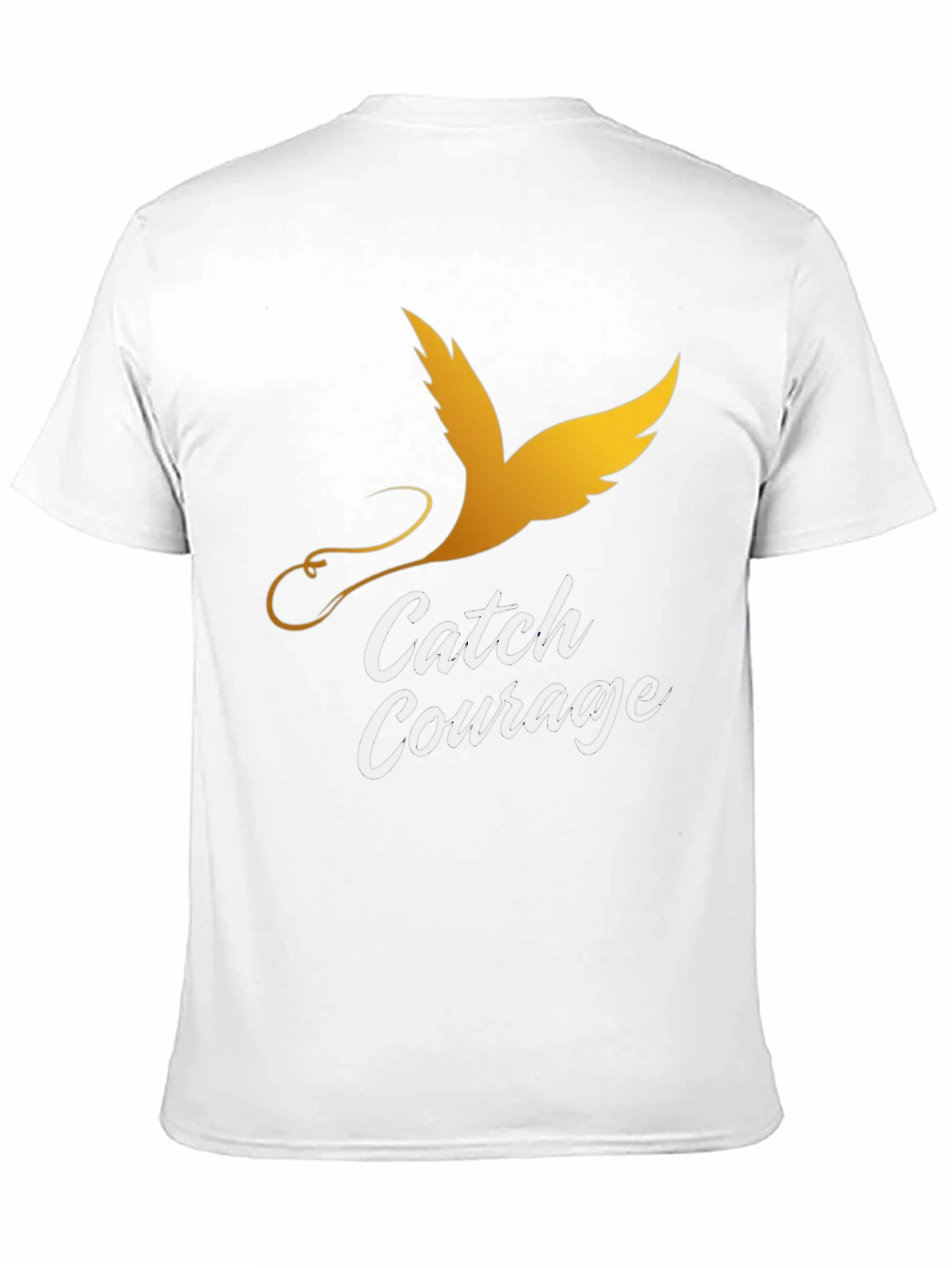 Catch Courage Graphic Tee - Gold Bird