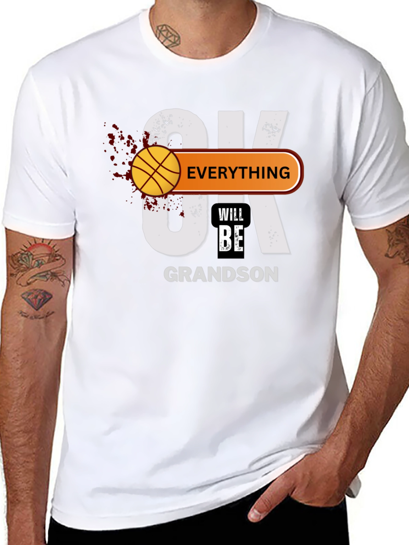 Everything Will Be OK Grandson T-Shirt
