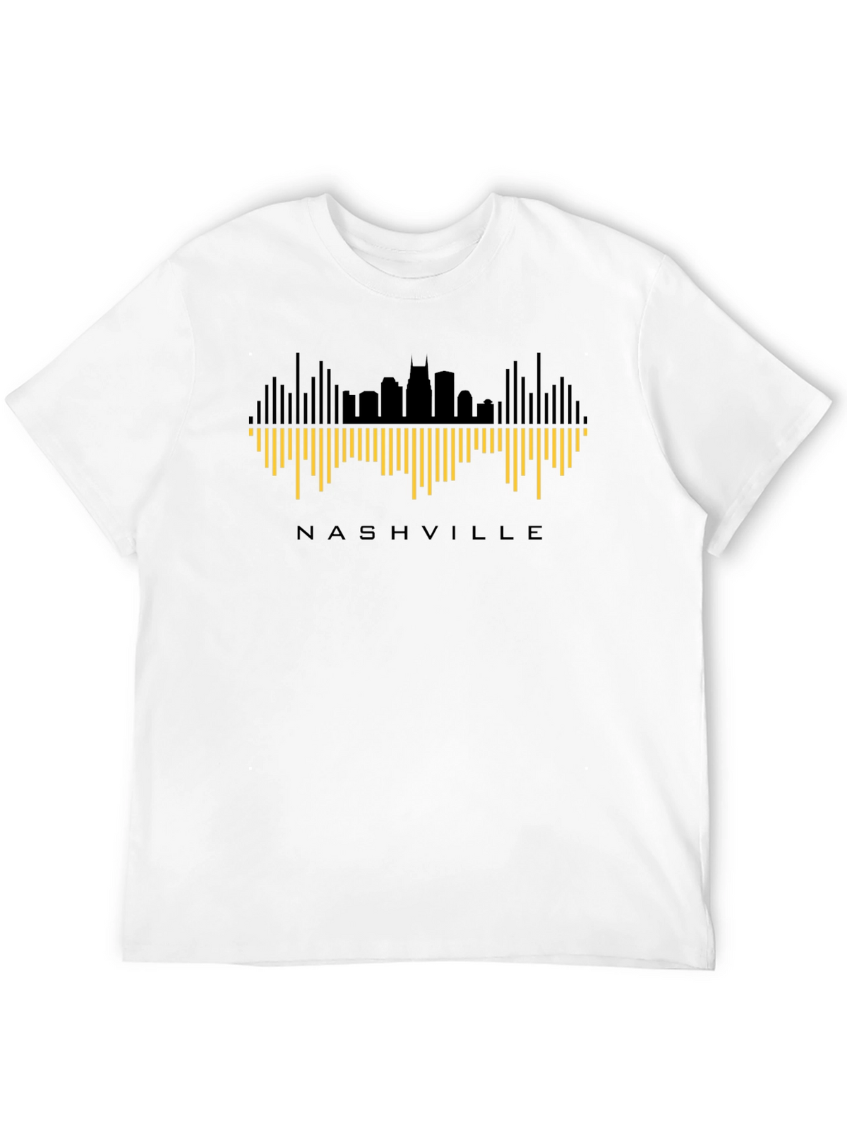 Nashville Skyline Graphic Tee - Black