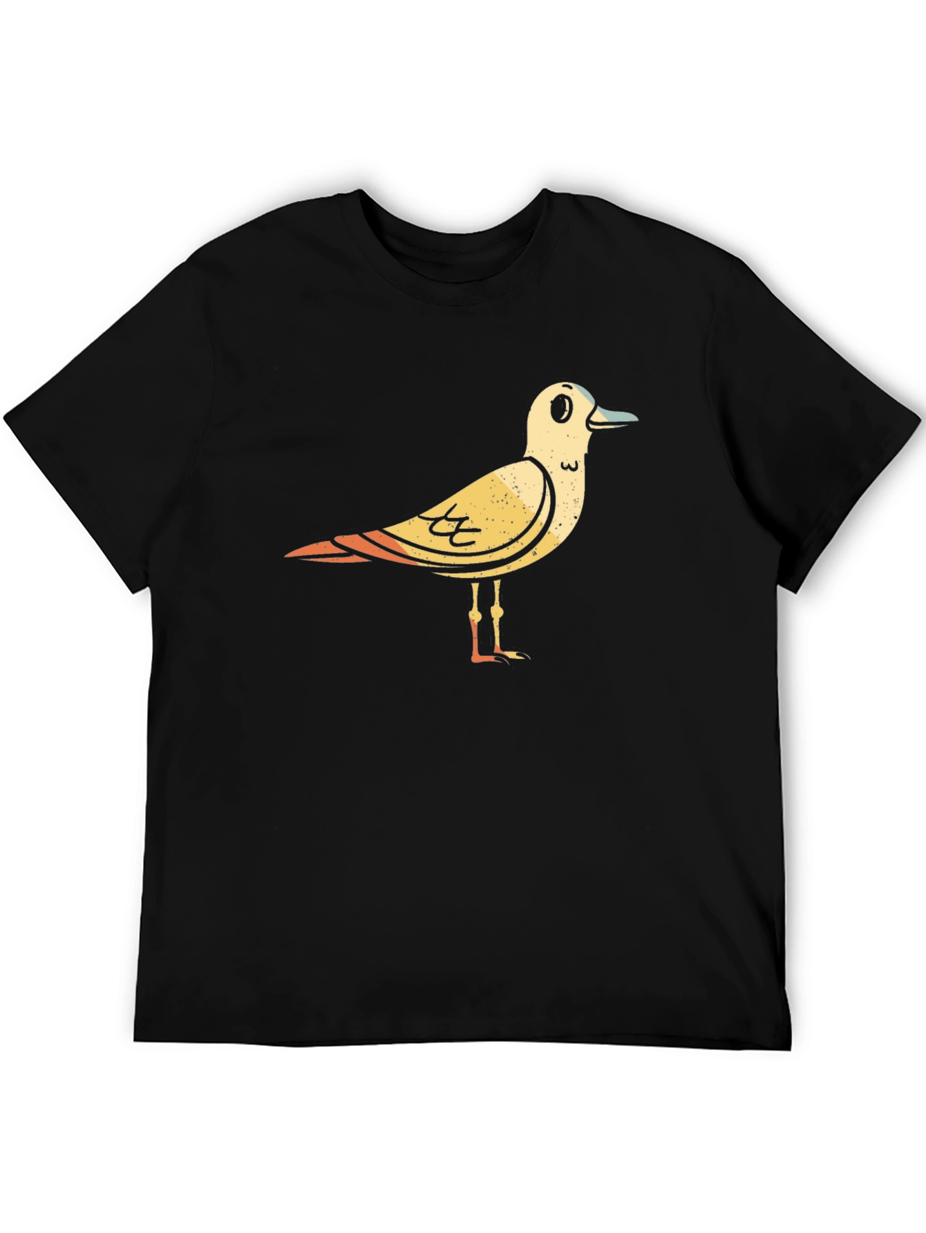 Seagull Graphic Black T-Shirt