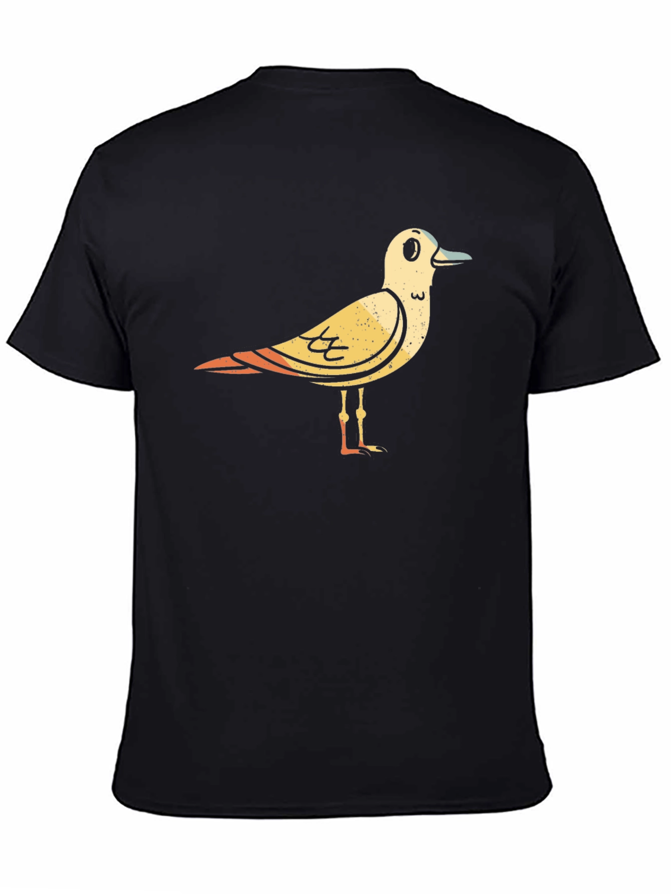 Seagull Graphic Black T-Shirt