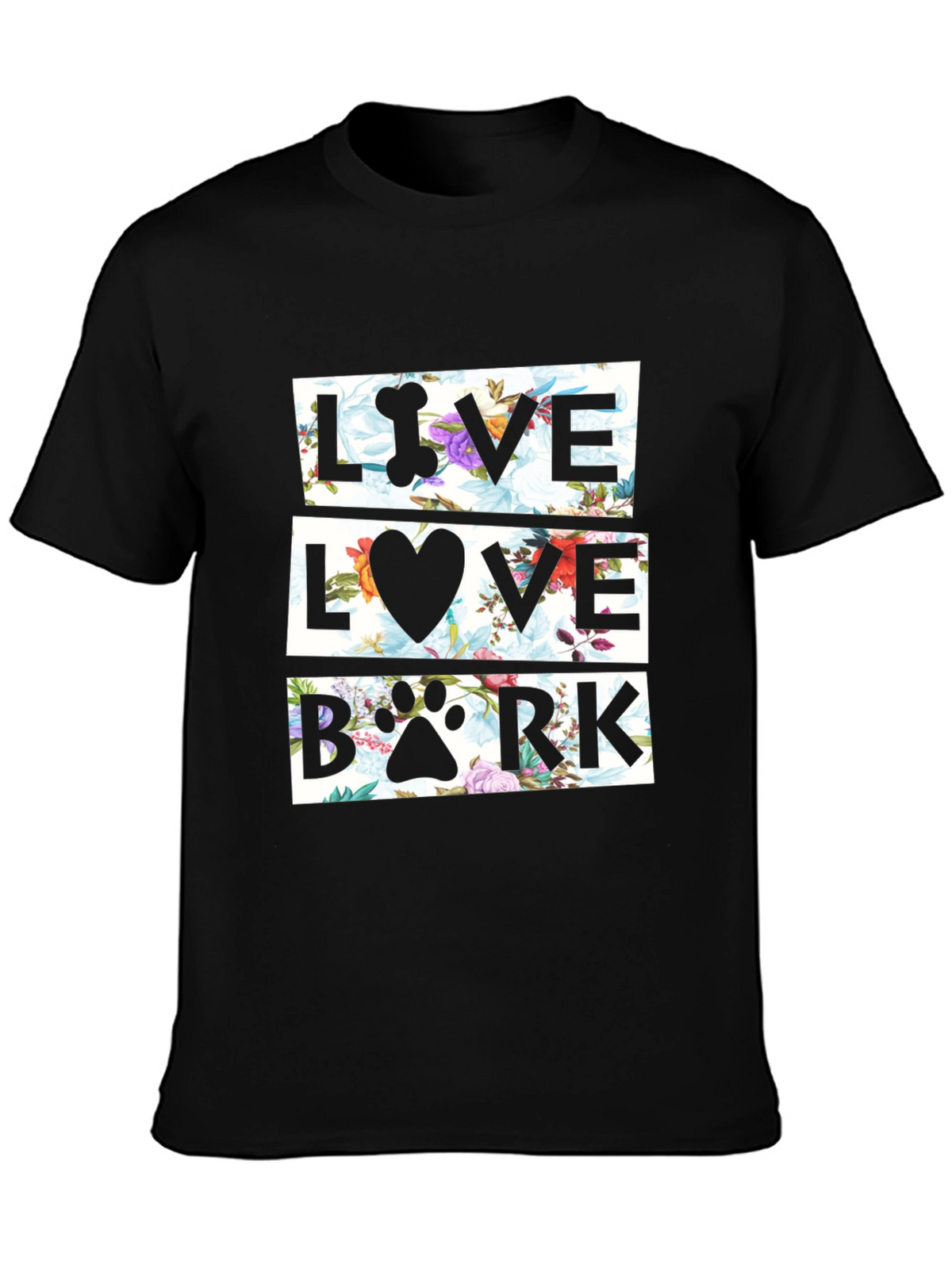 Live Love Bark Floral T-Shirt