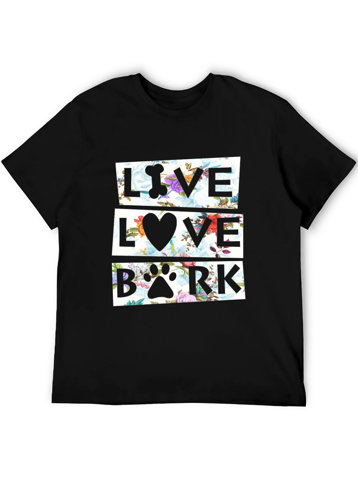 Live Love Bark Floral T-Shirt