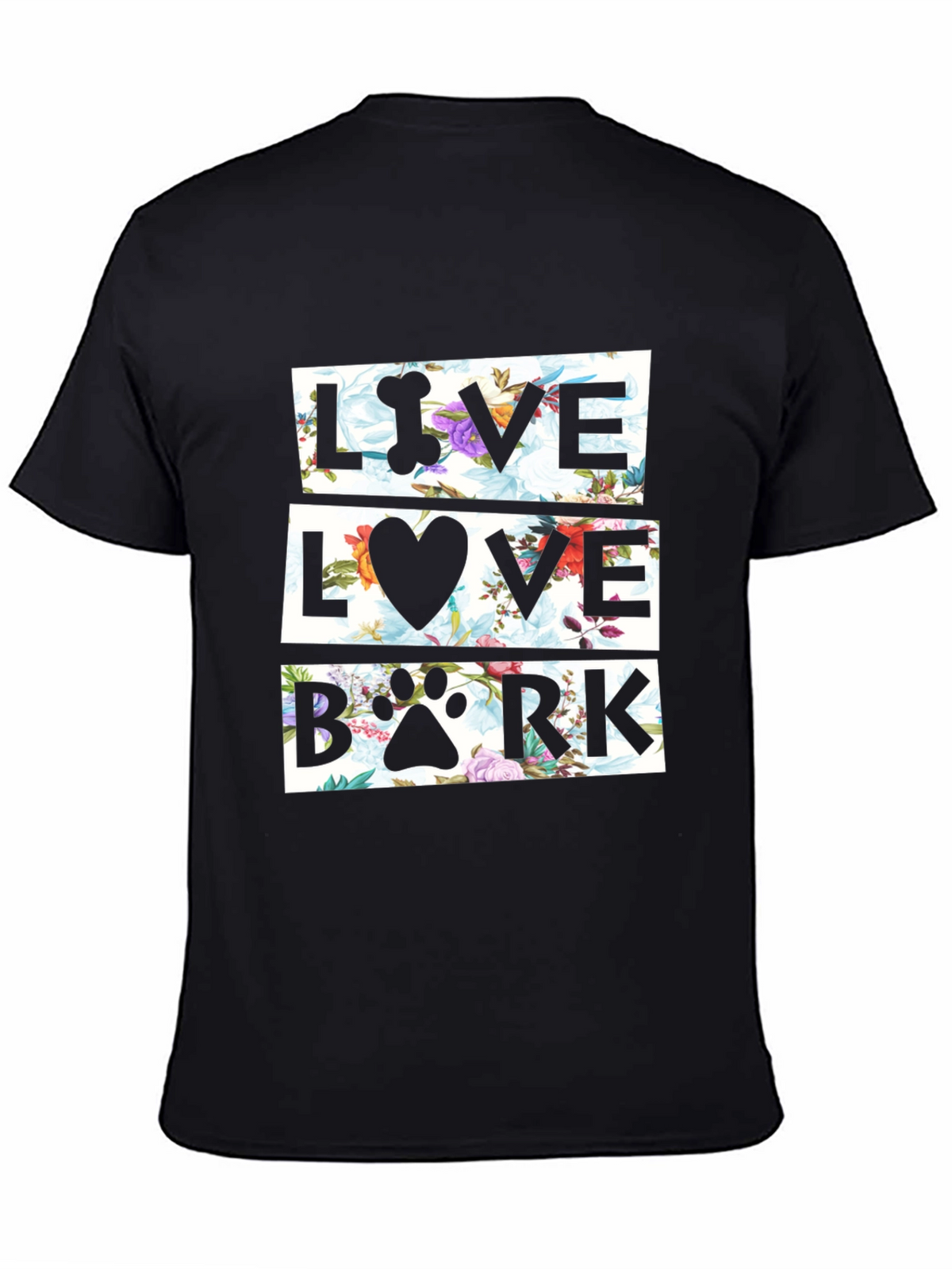 Live Love Bark Floral T-Shirt
