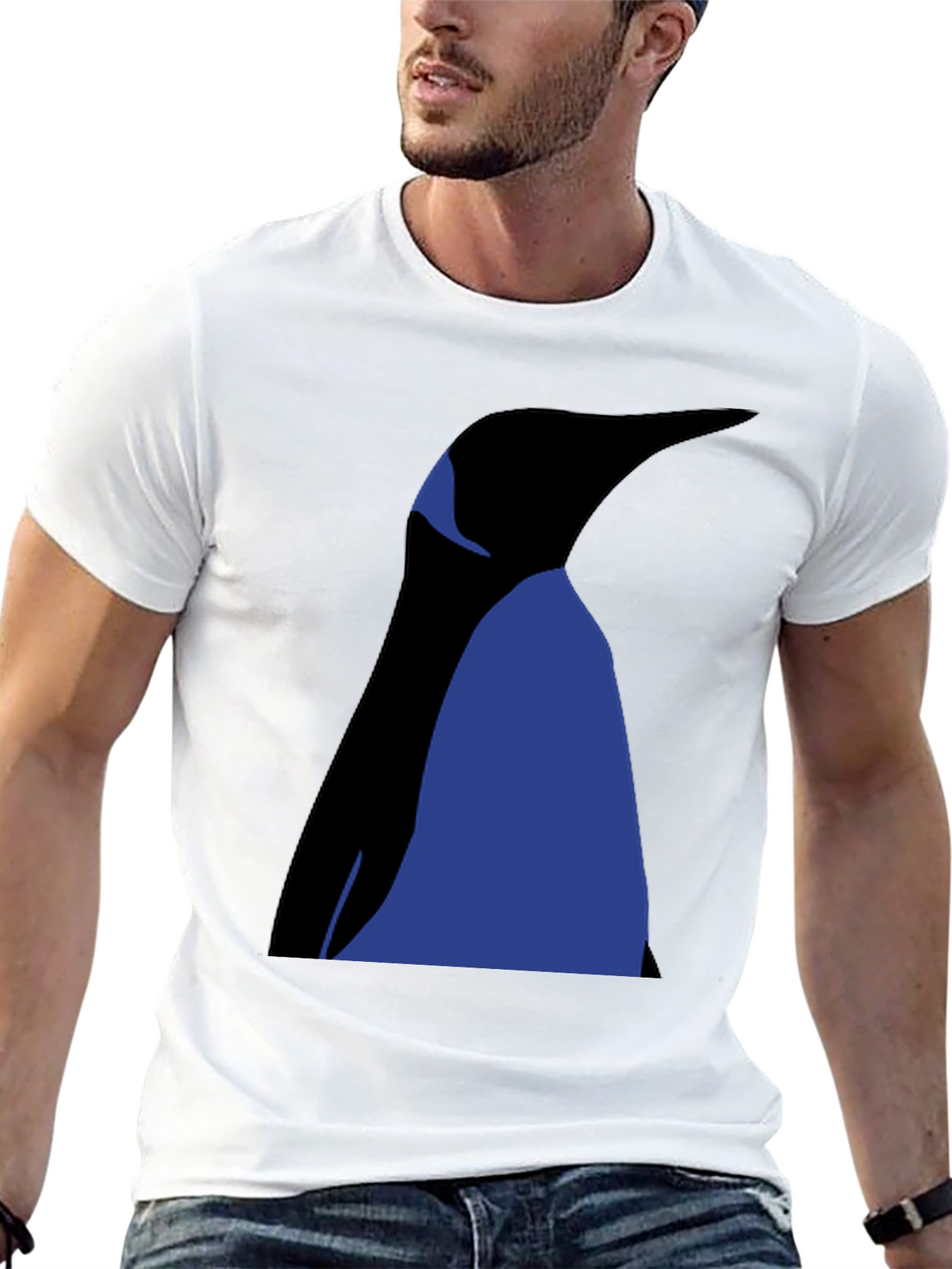 Penguin Graphic T-Shirt - Mens Black Tee